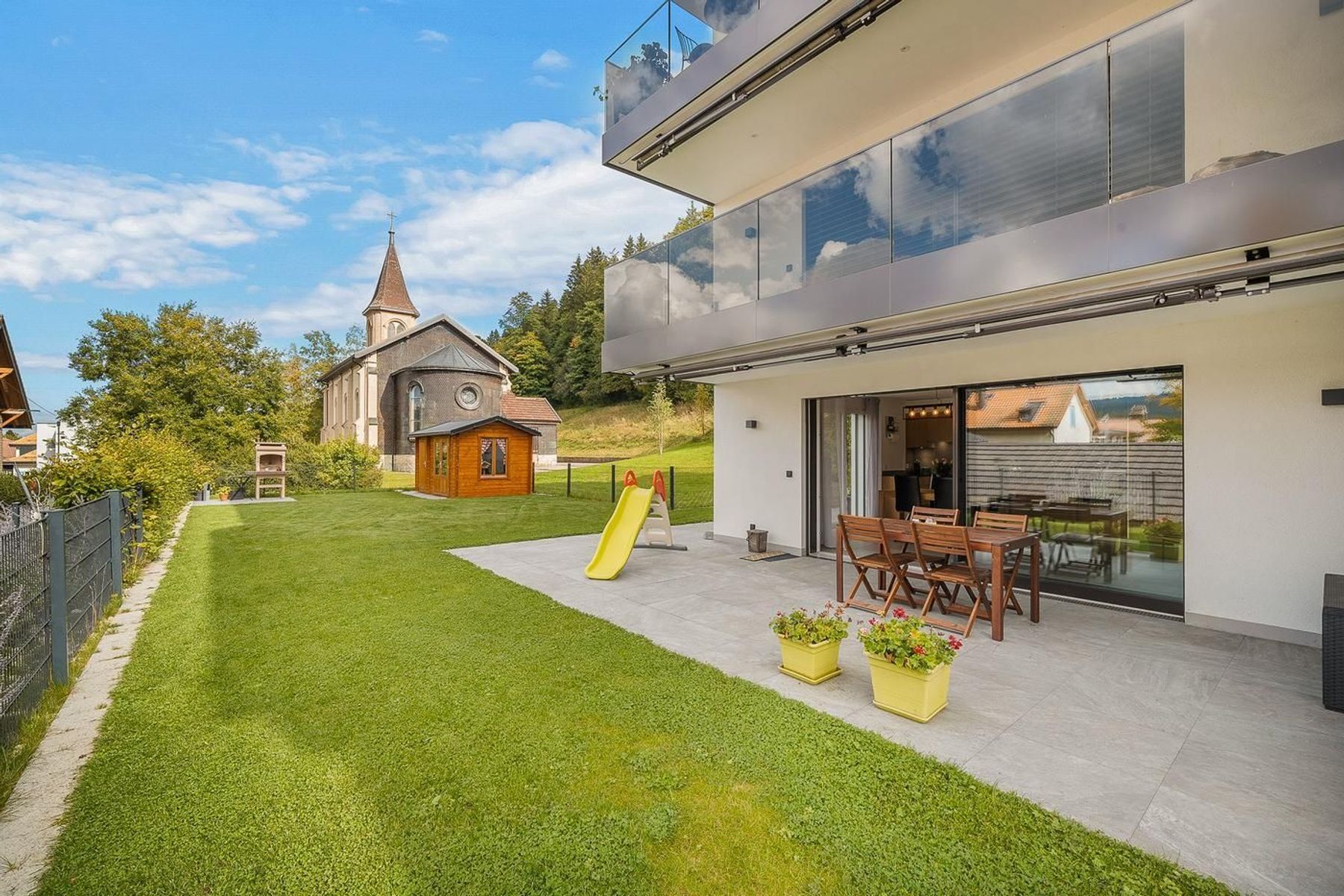  Large, bright 4.5-room apartment with private garden in the heart of Le Brassus - 物件實景