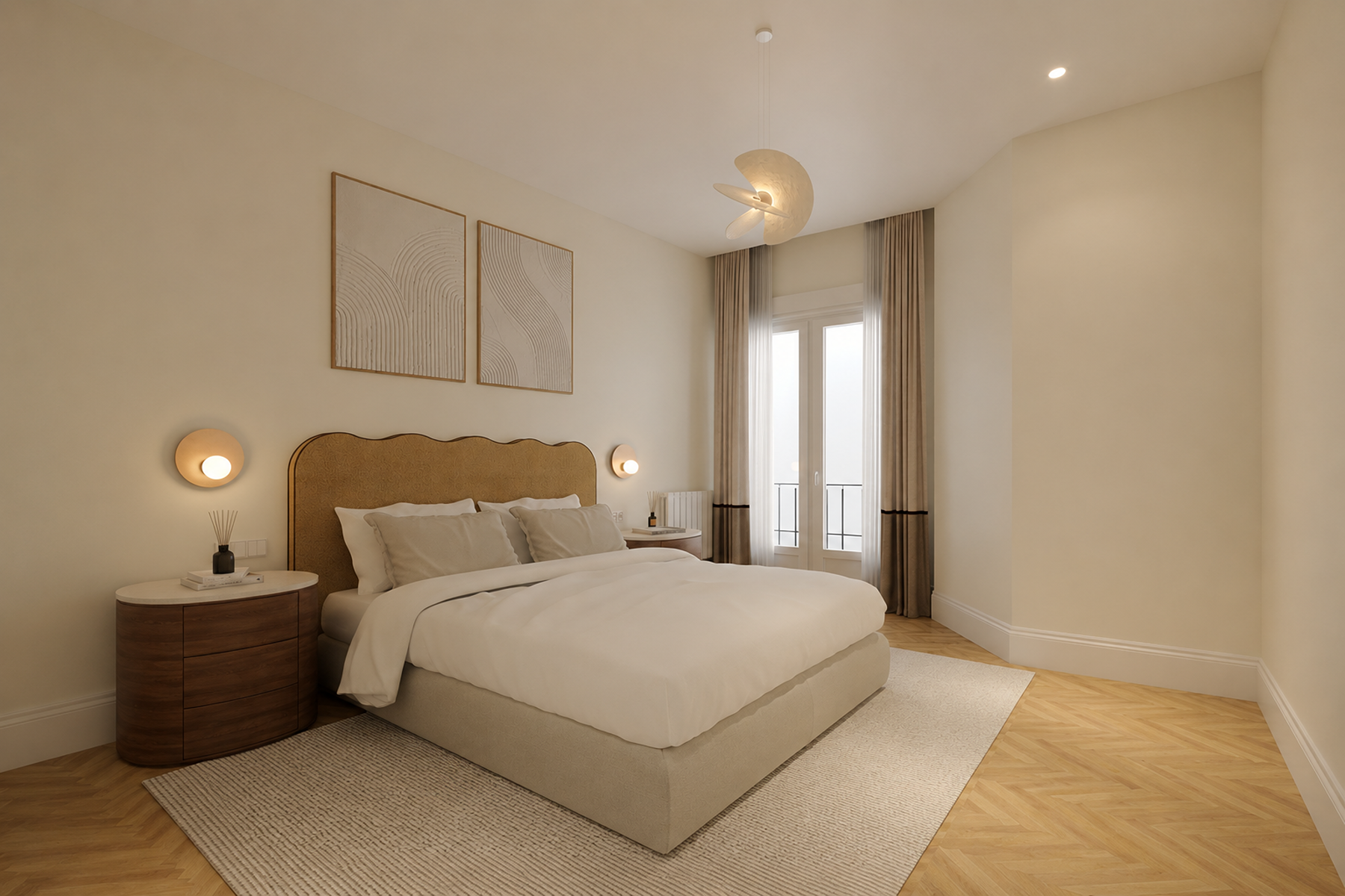  Flat in a classic building with French balcony, in Almagro, Madrid - 物件實景