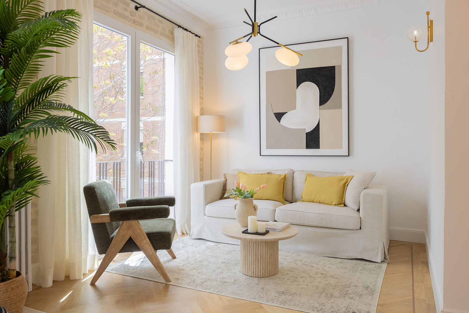  Quiet and bright flat in classic building in Recoletos, Madrid - 物件實景