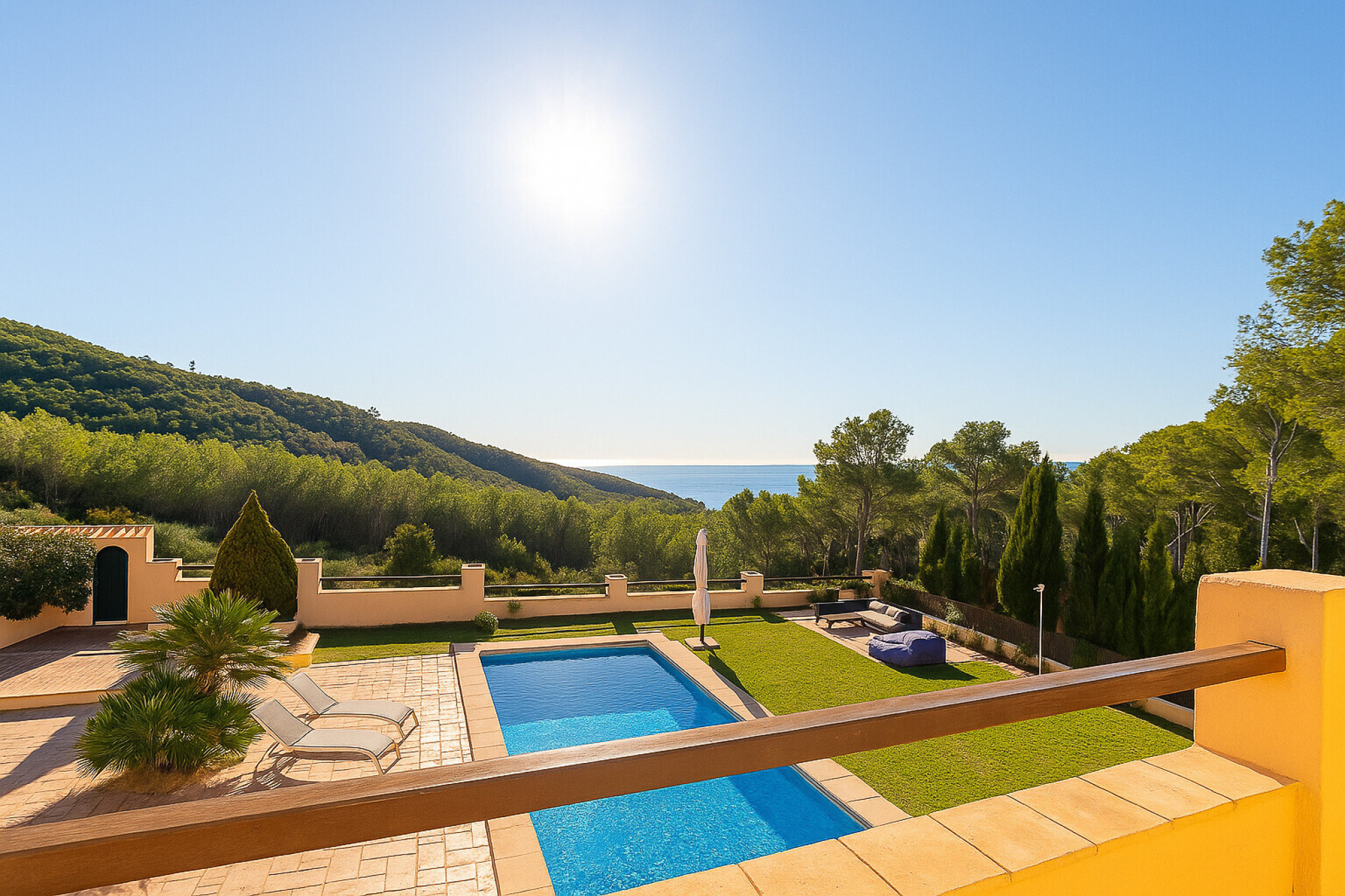  Beautiful Mediterranean villa with sea views in Mas Mestre, 15km from Sitges. - 物件實景
