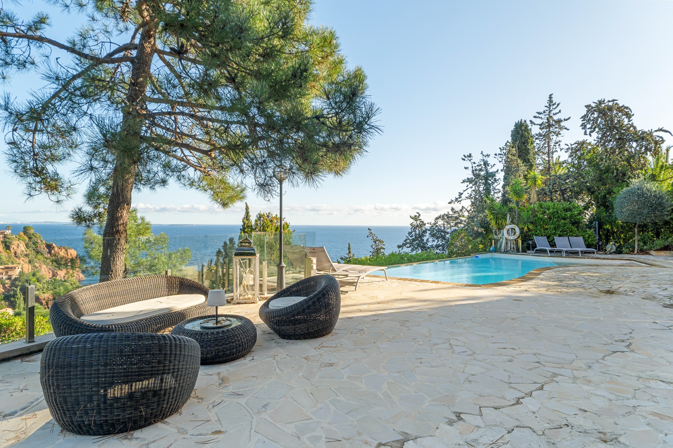  Villa with sea view and private cove in Théoule-sur-Mer - 物件實景
