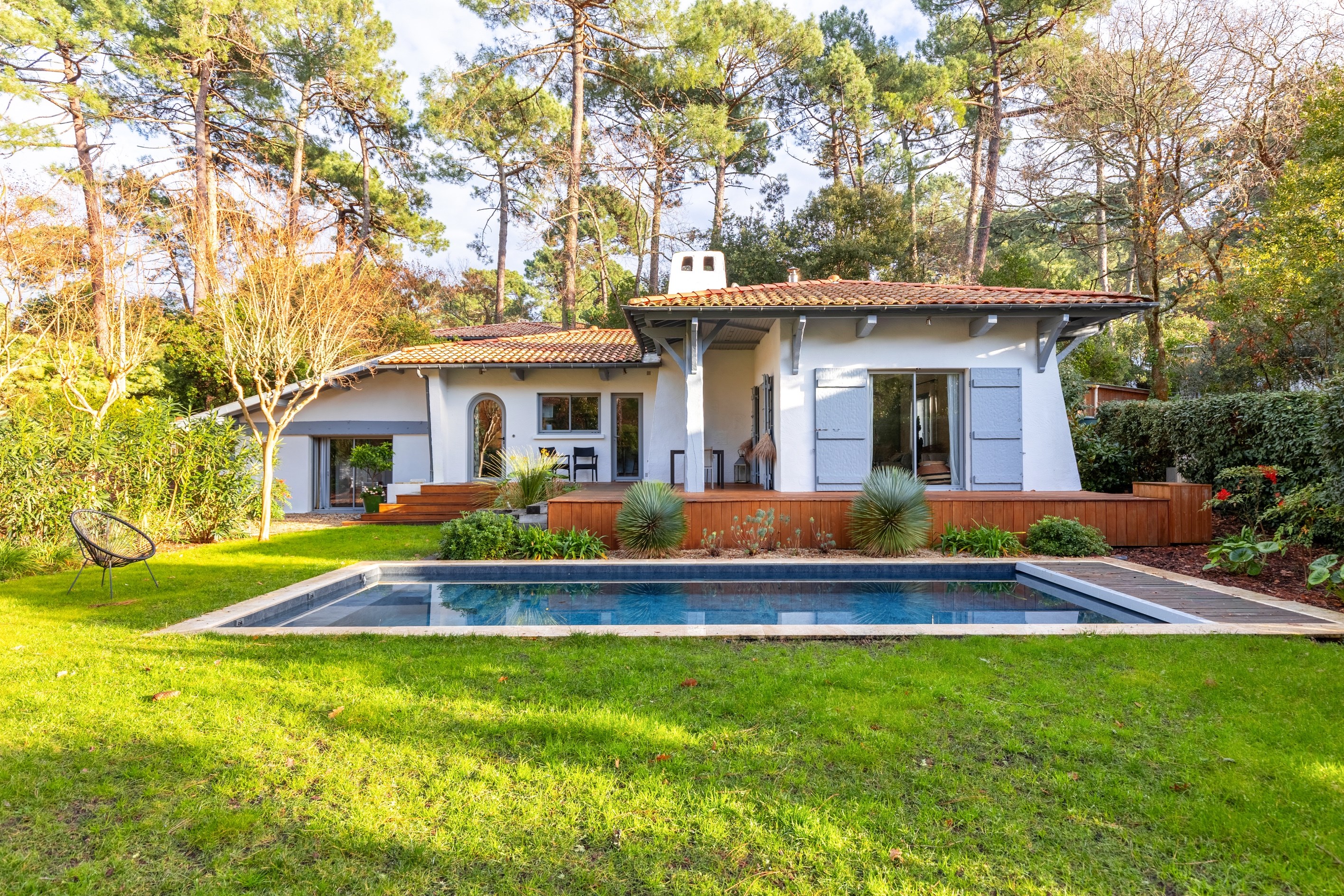  ARCACHON - LES ABATILLES - ELEGANT GAUME VILLA WITH SWIMMING POOL - 物件實景