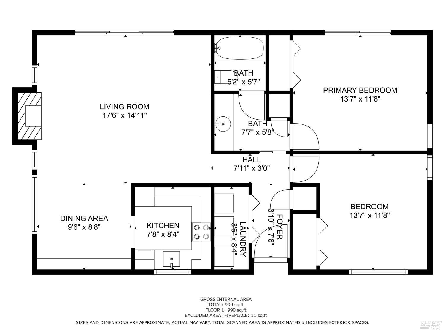 Fairfax, California, 94930, United States, 2 Bedrooms Bedrooms, ,1 BathroomBathrooms,Residential,For Sale,1926139