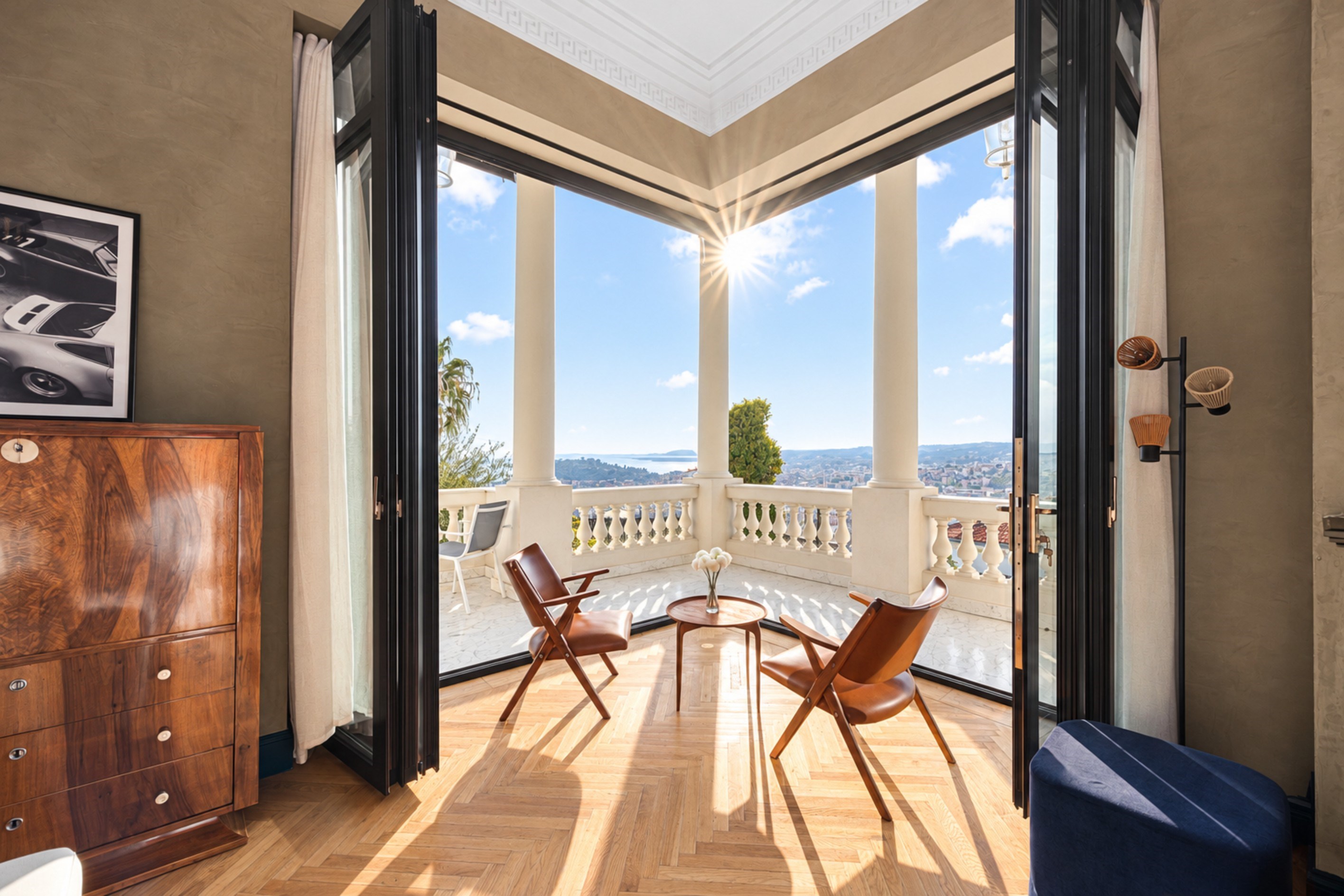  Magnificent Belle Époque villa with 5 bedroom suites, pool and sea view - 物件實景