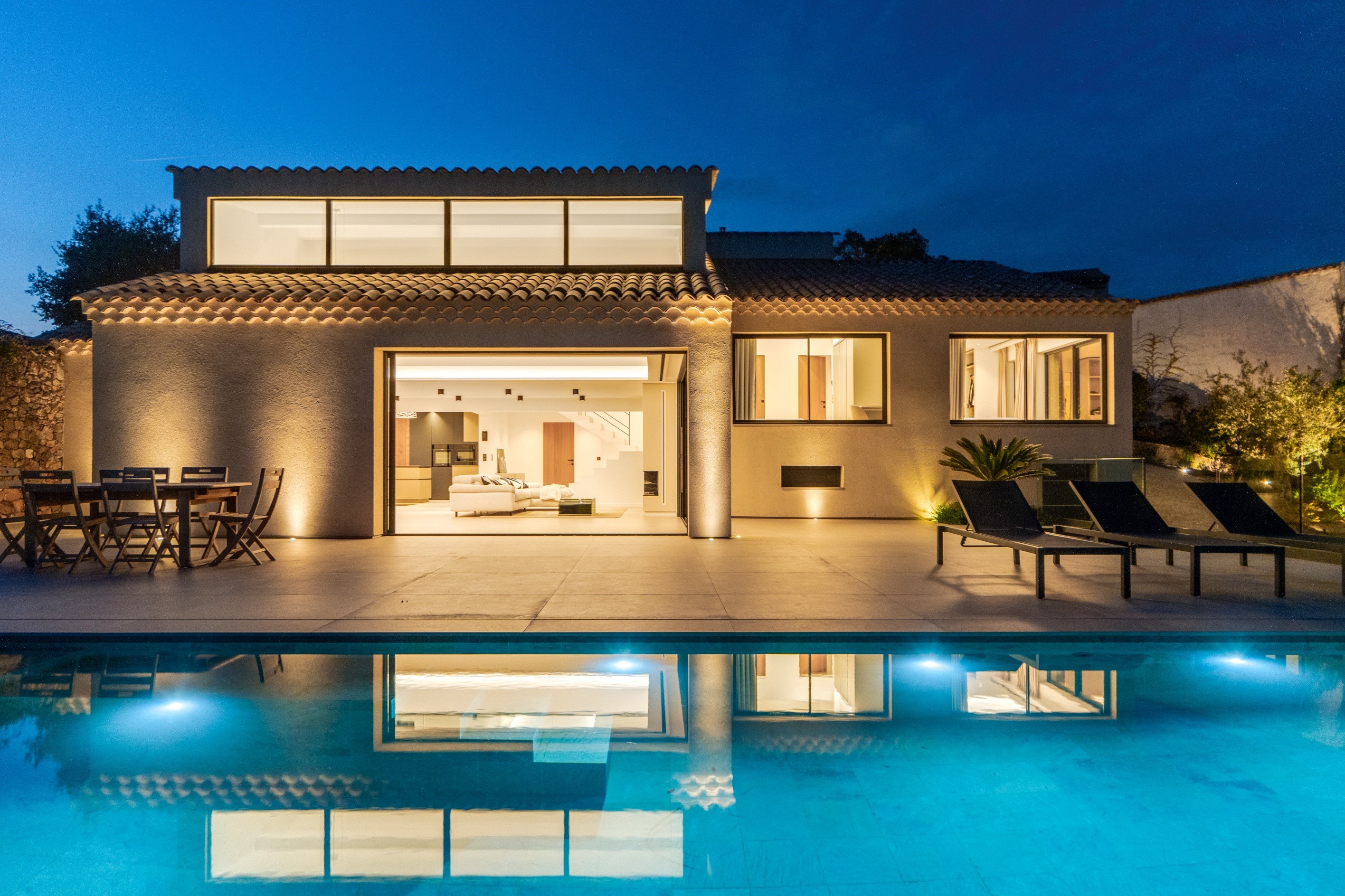 Near Mandelieu villa 290 sqm sea view infinity pool guest house quiet location - 物件實景
