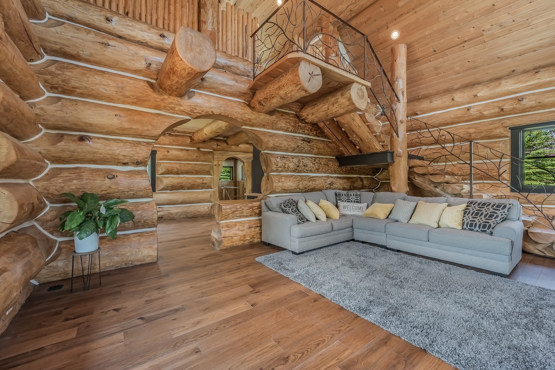  Artistic Log Home, Stunning Mountain Views - 物件實景