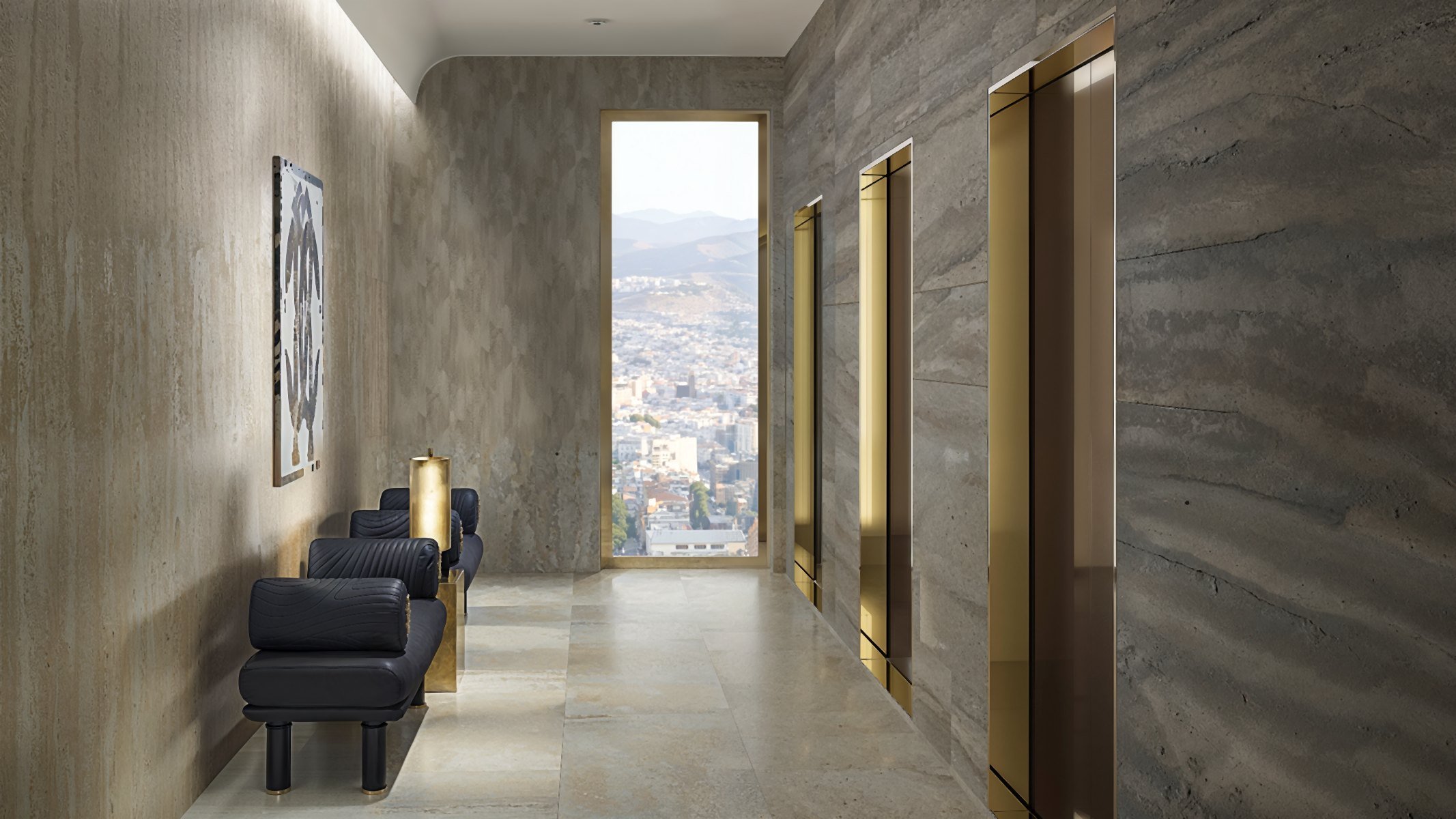  Beachfront Penthouse with a Private Terrace in Cavalli Tower Limassol - 物件實景