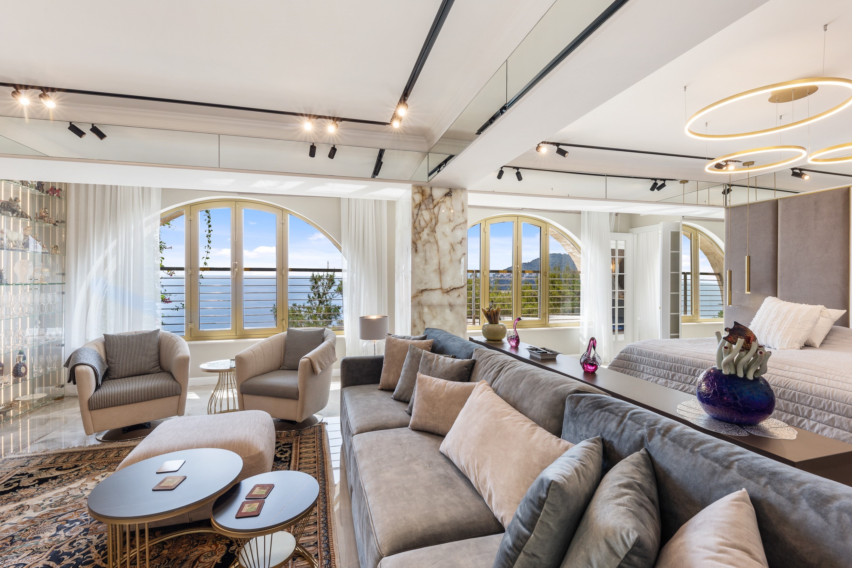 Waterfront luxury villa with panoramic sea views in Saint-Jean-Cap-Ferrat near … - 物件實景