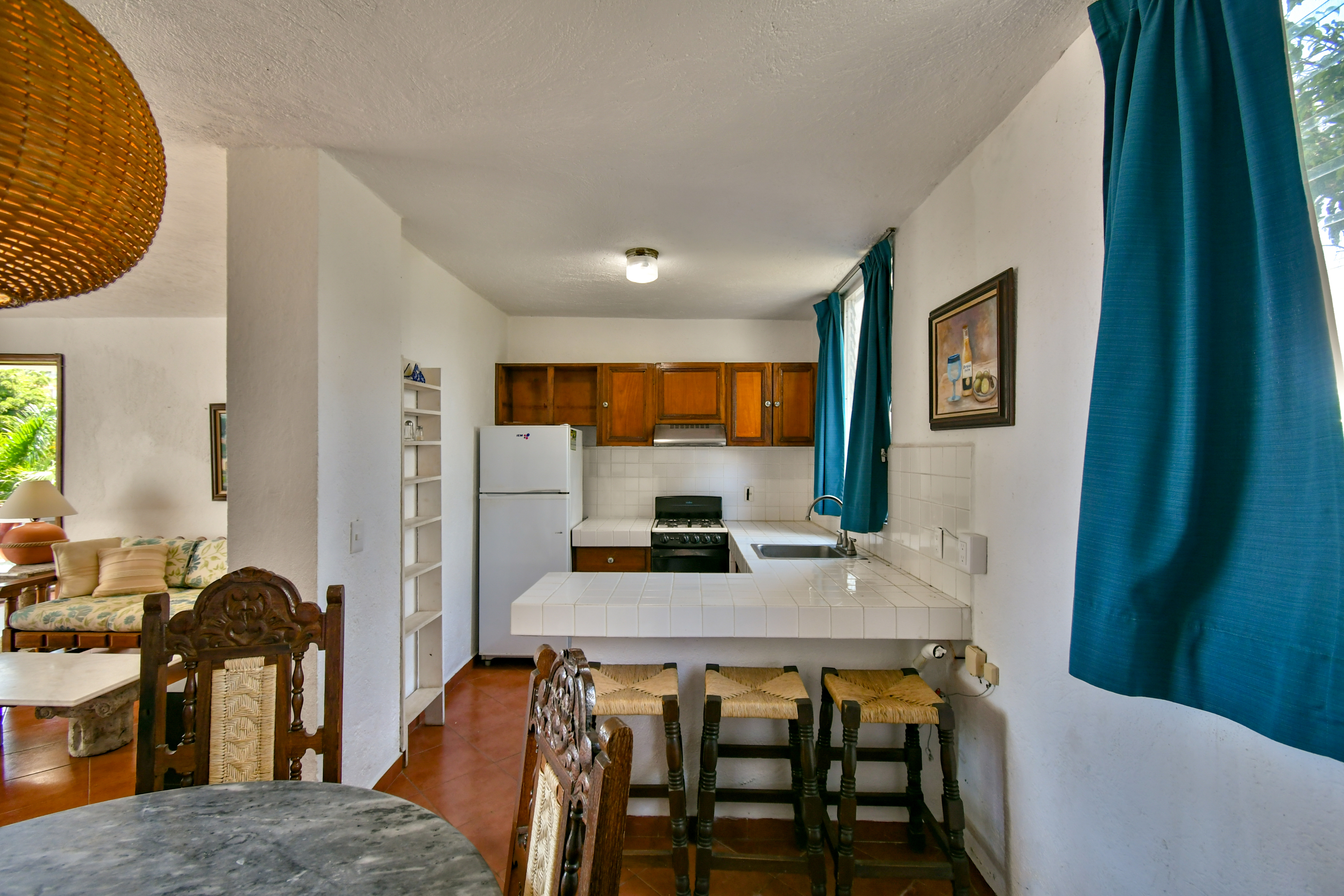  Departamento en venta en Vida del Mar, Manzanillo-planta baja y vista al jardín - 物件實景