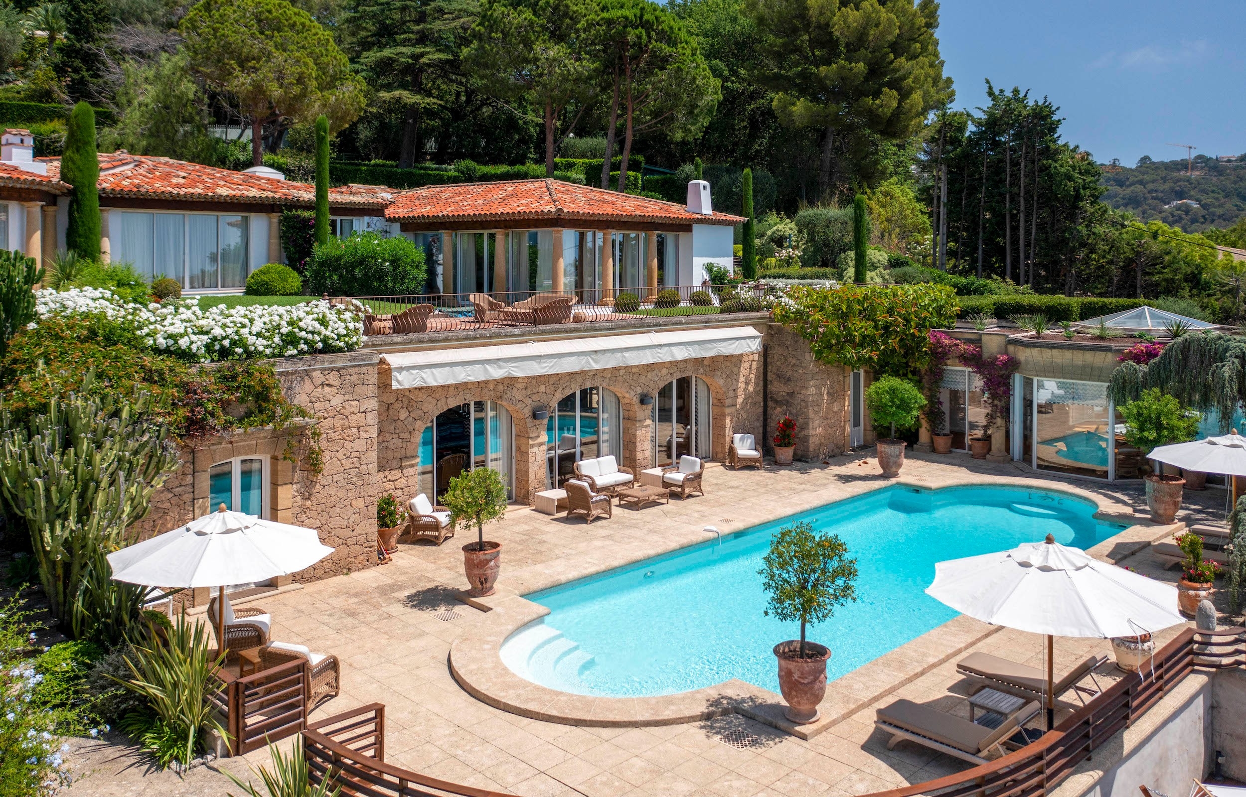  Exceptional private estate with panoramic sea views in Cannes Californie - 物件實景