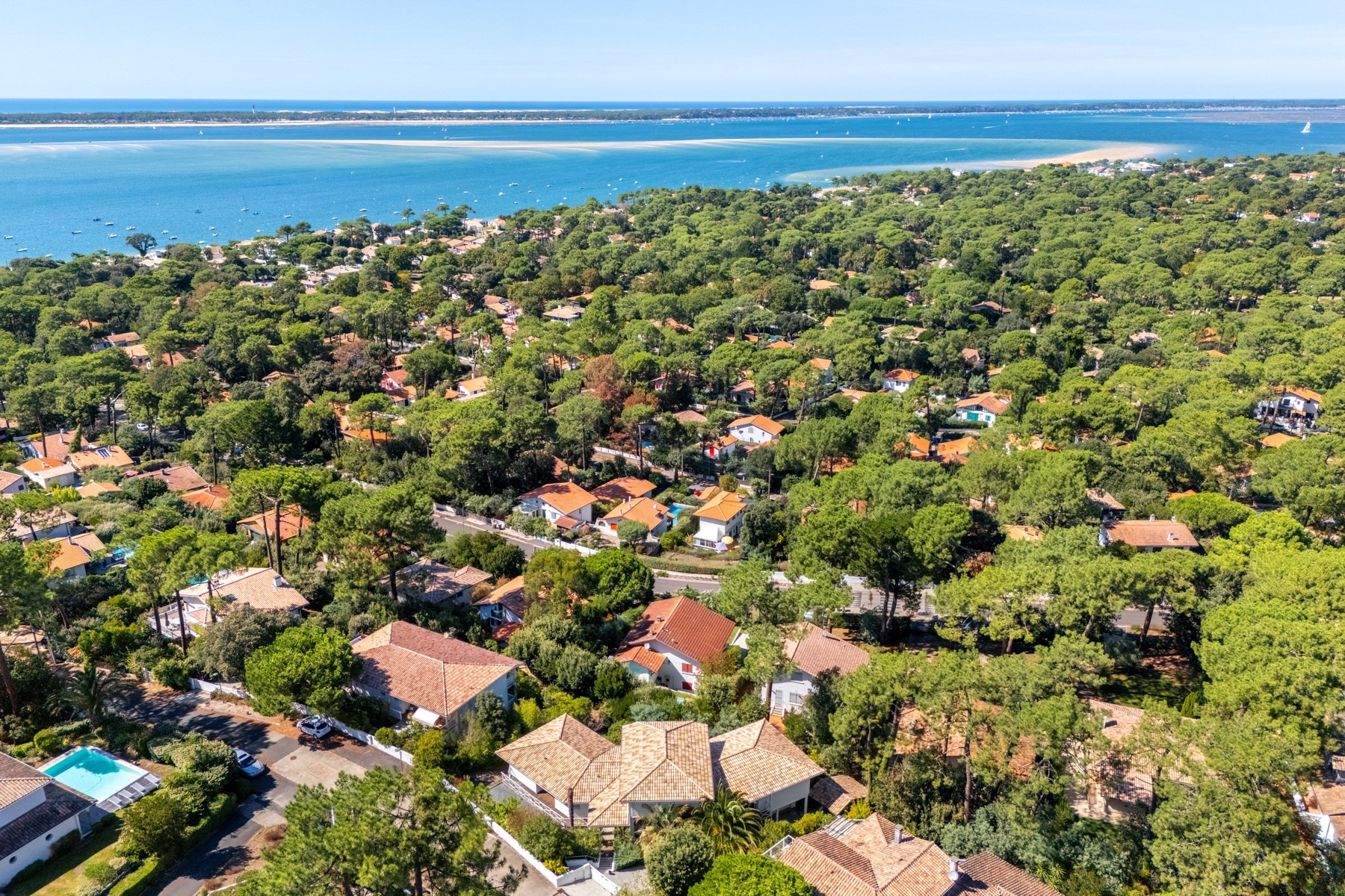  ARCHITECT VILLA WITH SEA VIEW IDEALLY LOCATED IN PYLA - 物件實景