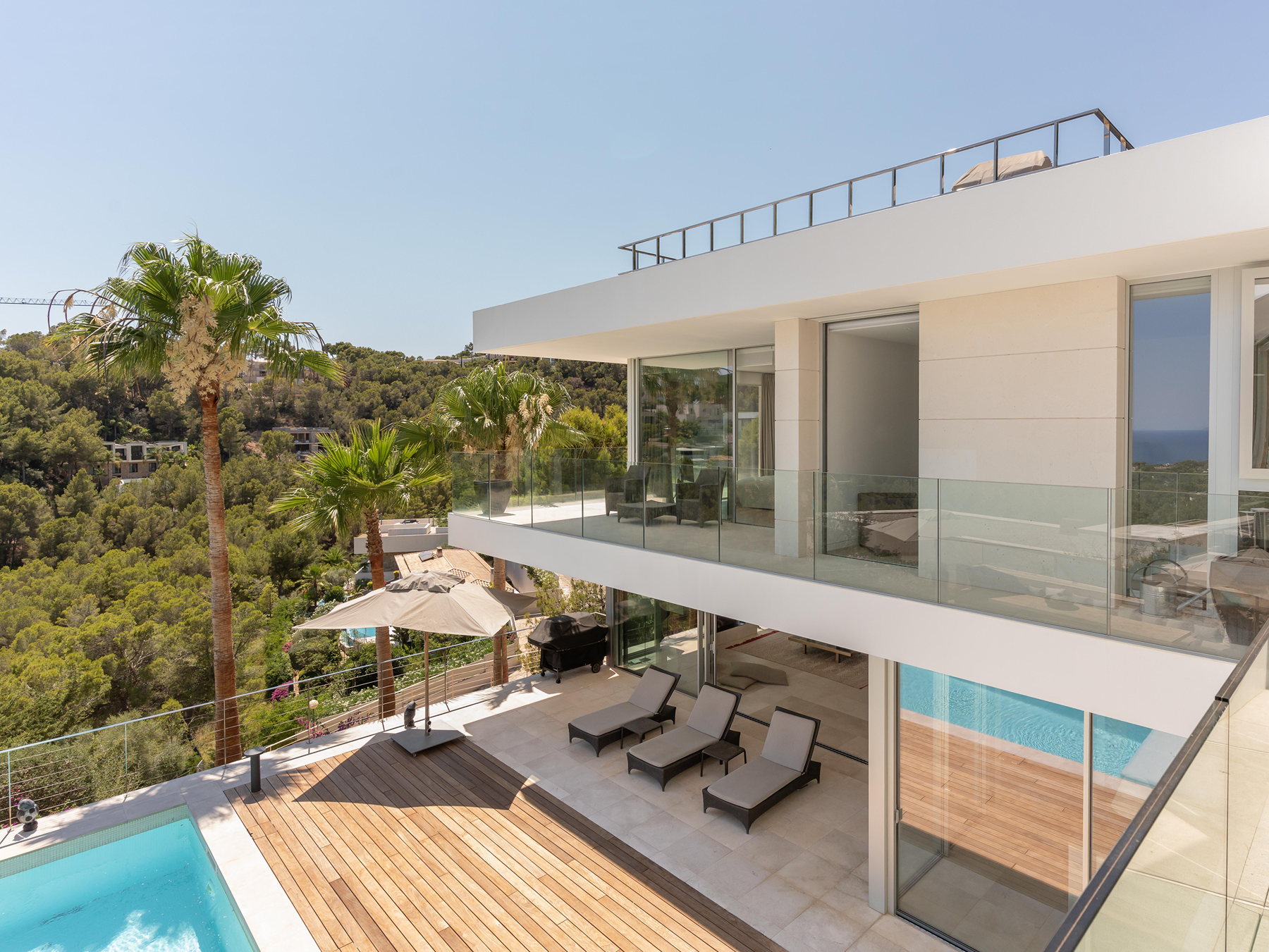  Contemporary style villa with sea views in Costa den Blanes, Mallorca - 物件實景