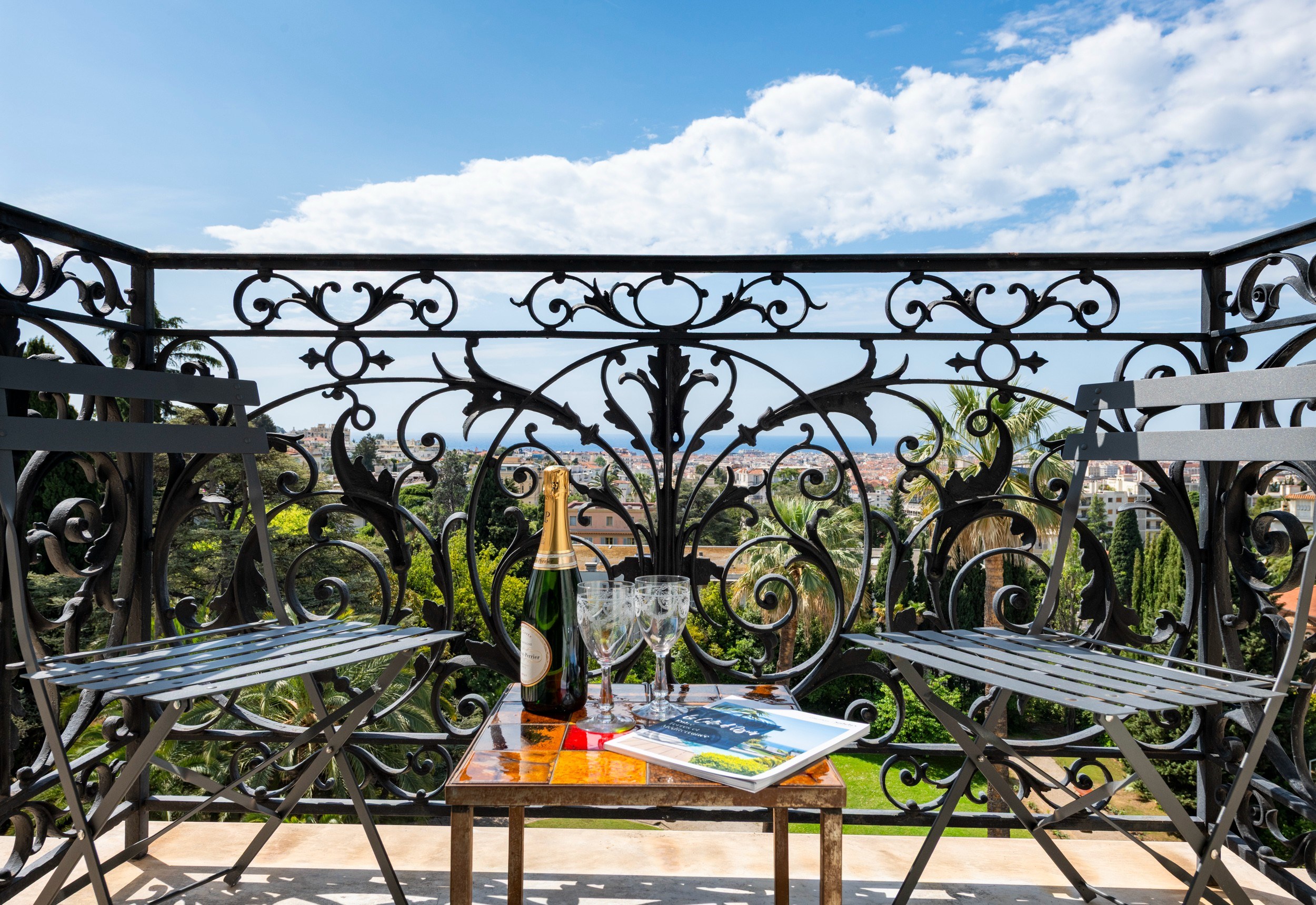 Nice Cimiez bourgeois apartment, historic building balcony open view near centre - 物件實景