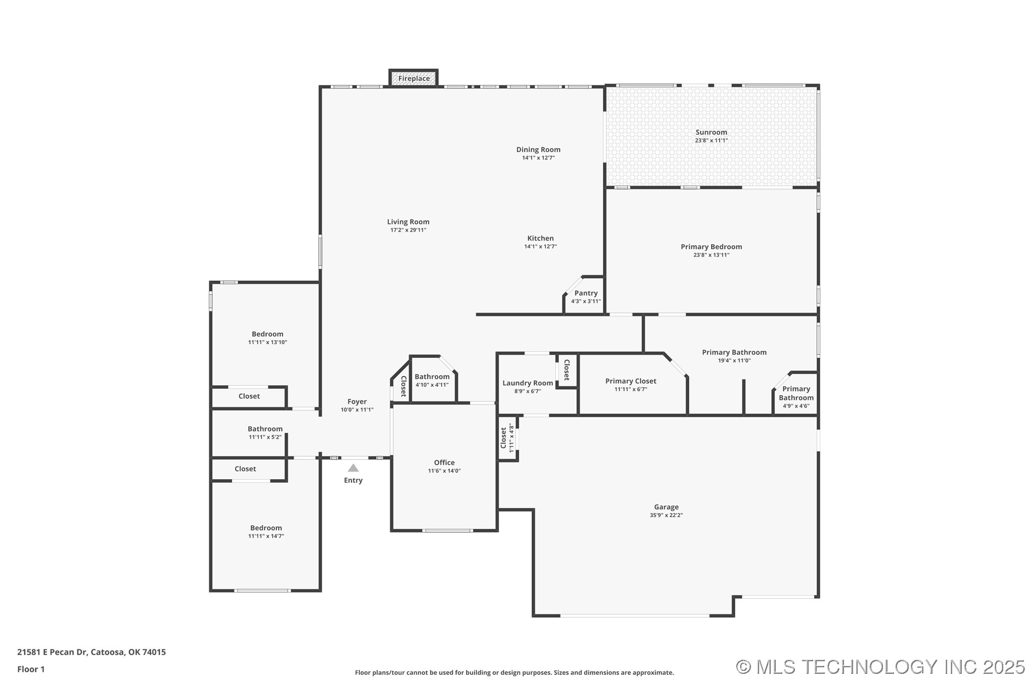 Catoosa, Oklahoma, 74015, United States, 3 Bedrooms Bedrooms, ,3 BathroomsBathrooms,Residential,For Sale,1987944