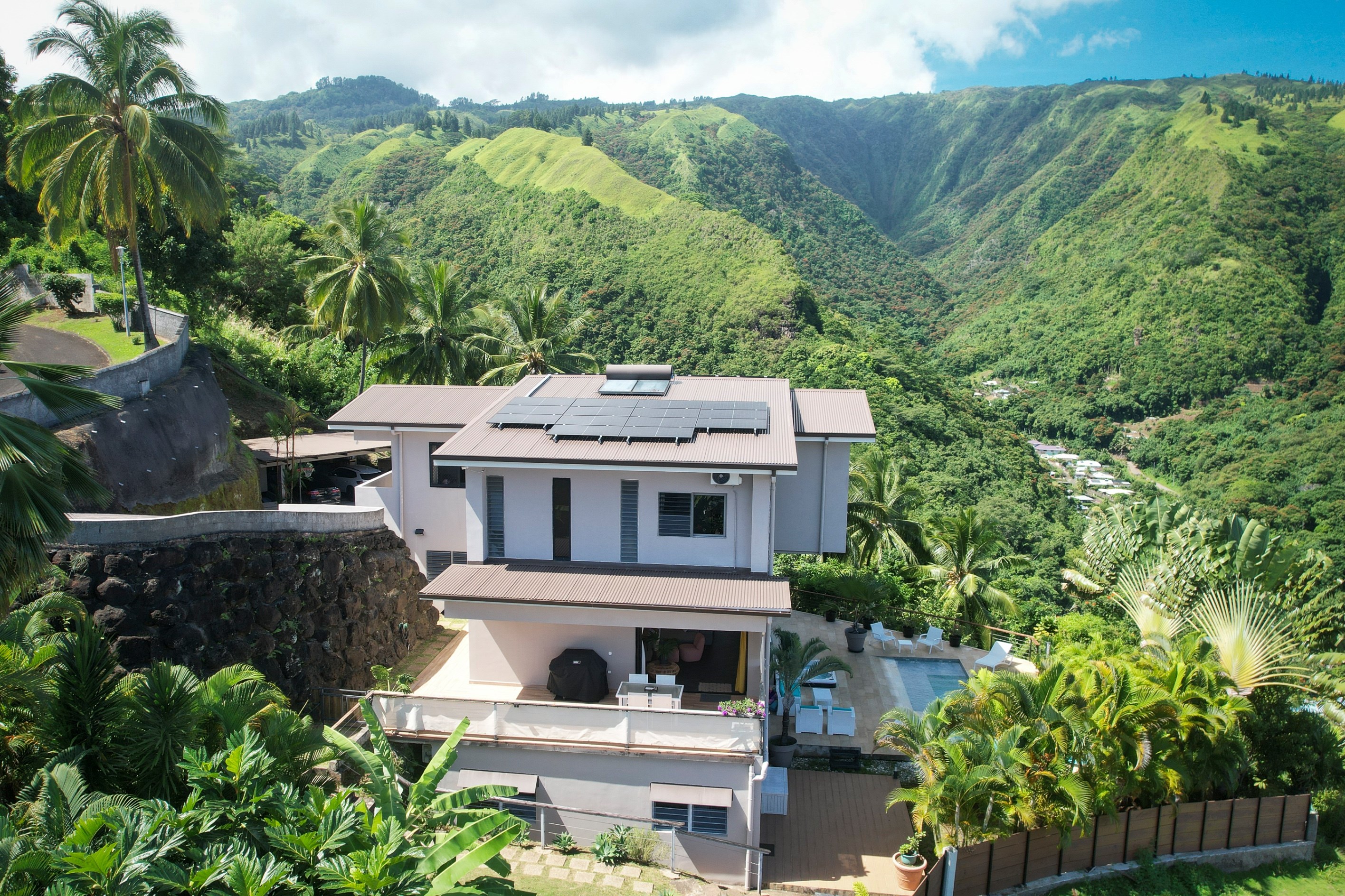 Tahiti - Punaauia - Architect-designed villa with unique panorama and independe… - 物件實景