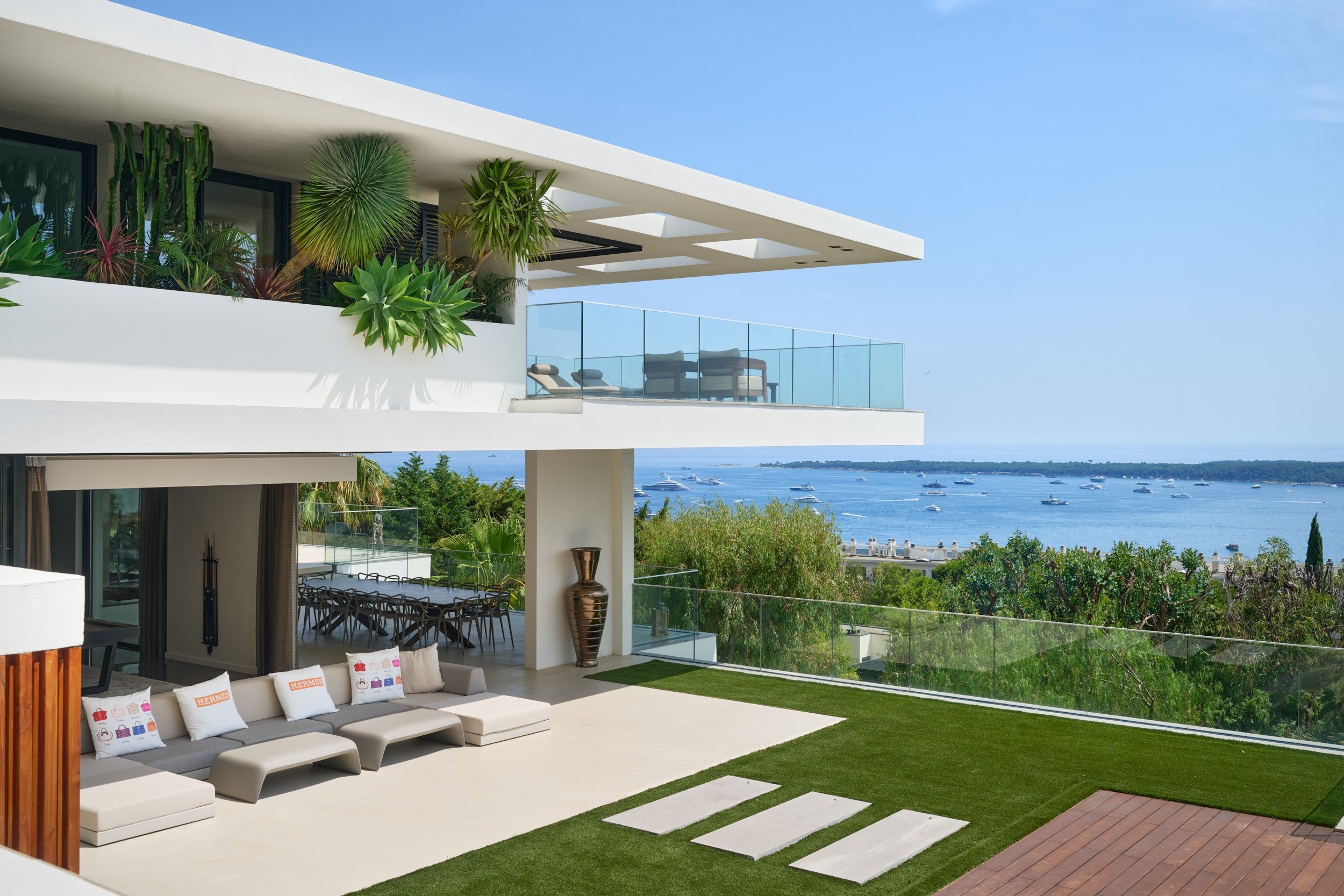  Contemporary luxury estate with panoramic sea views in Cannes Californie - 物件實景