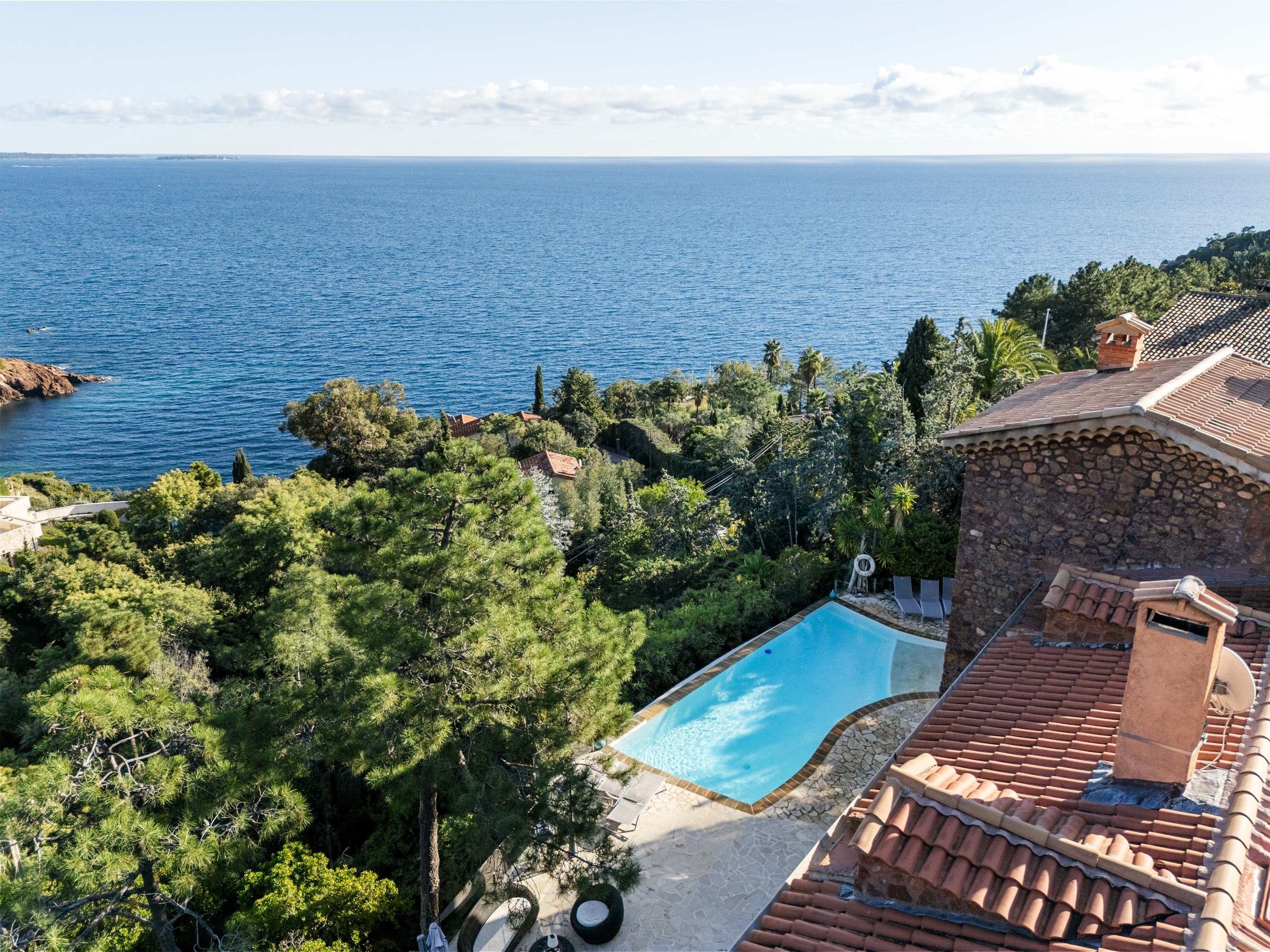  Villa with sea view and private cove in Théoule-sur-Mer - 物件實景