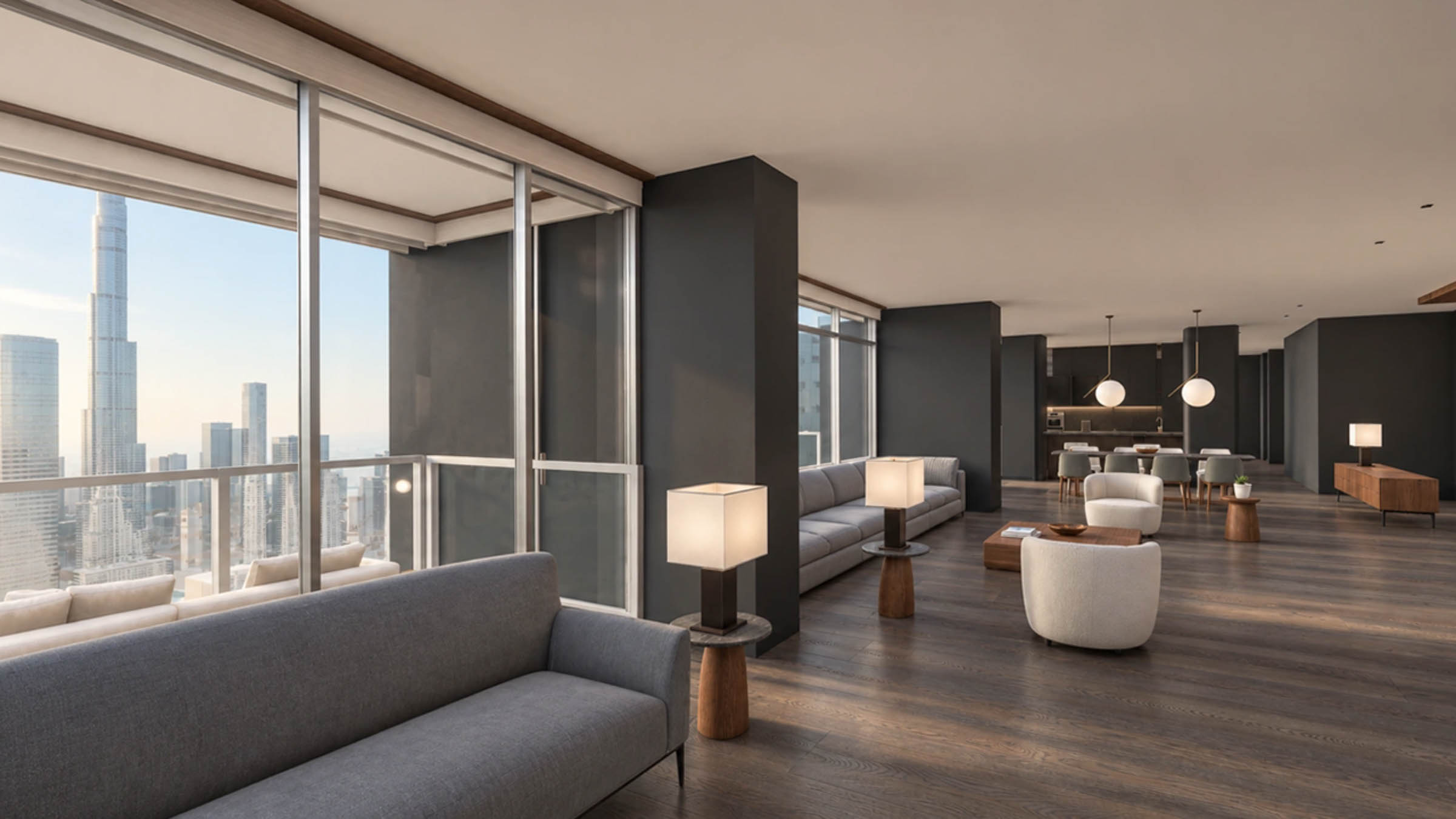  Triplex Penthouse with Full Skyline View in Index Tower - 物件實景