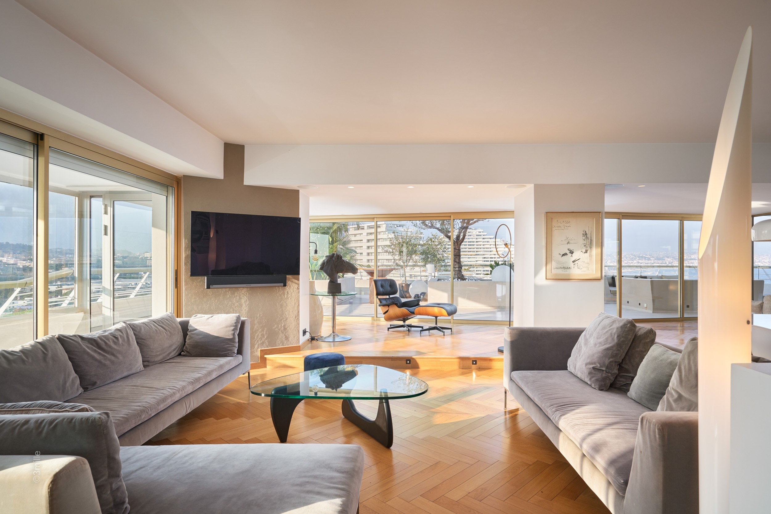  Sole agents, Villeneuve Loubet, Triplex Apartment on the top floor of the Marin… - 物件實景