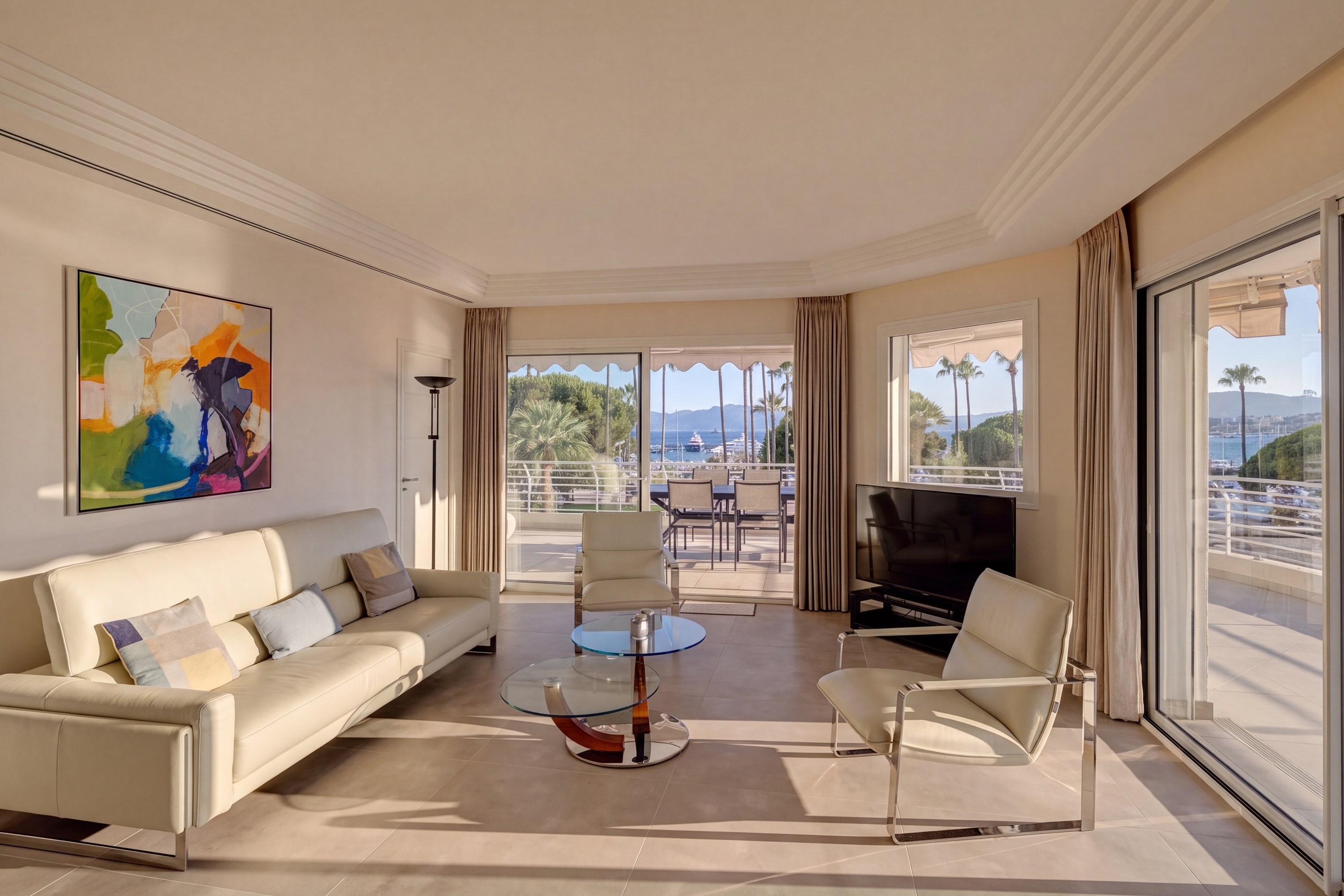  Cannes Croisette, luxury corner apartment for sale, sea views, garage and staff… - 物件實景