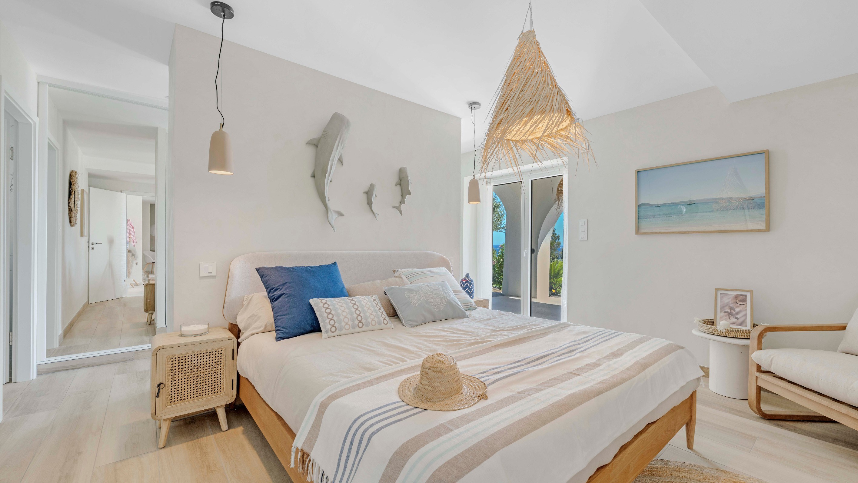  Luxury sea view villa in Les Issambres with heated pool view on Saint-Tropez - 物件實景