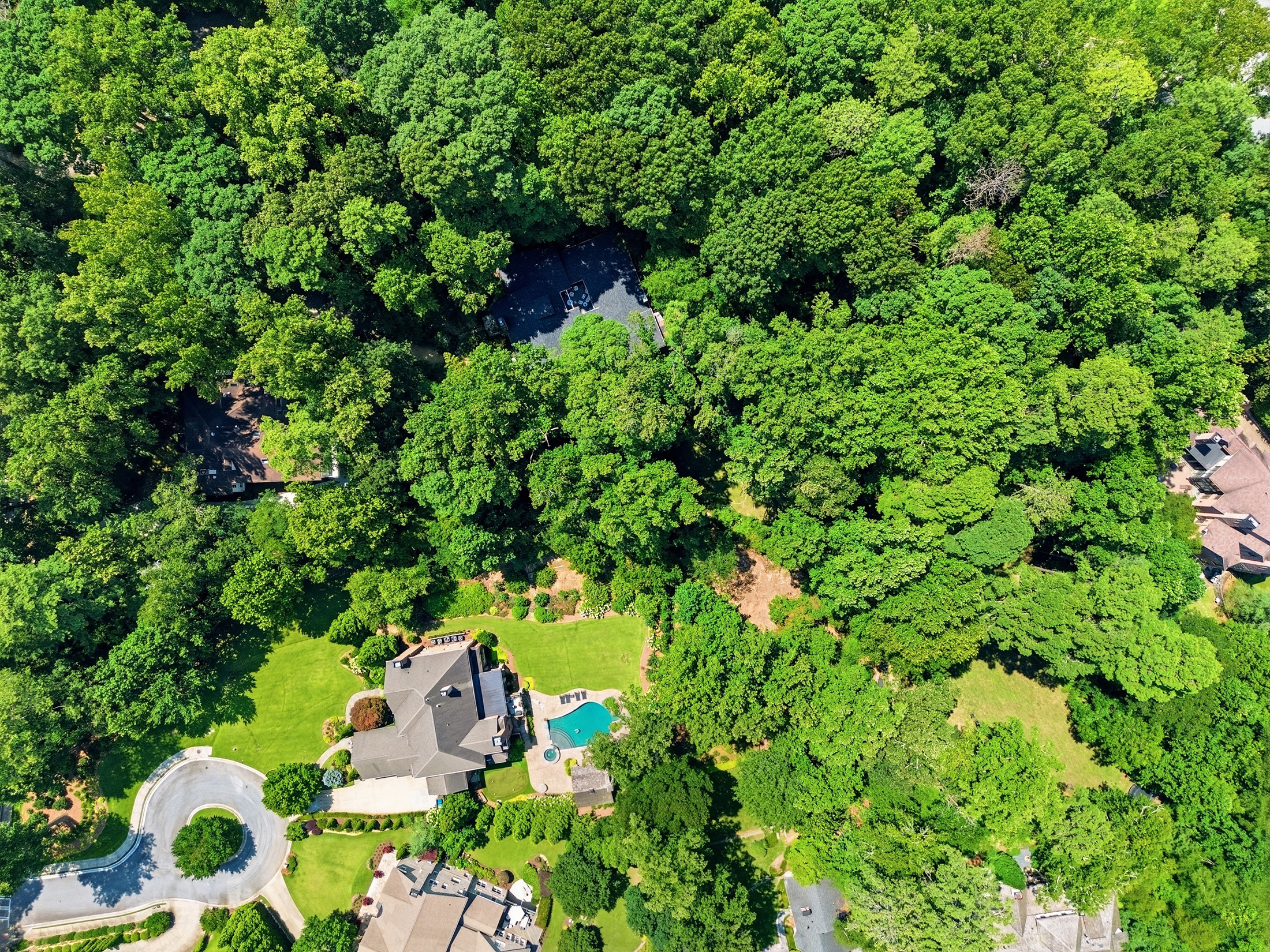  Stunning Home on Nearly 1 Acre Lot in Buckhead - 物件實景
