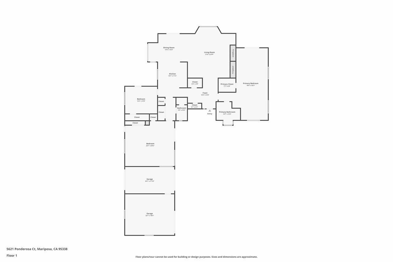 Mariposa, California, 95338, United States, 3 Bedrooms Bedrooms, ,2 BathroomsBathrooms,Residential,For Sale,1916608