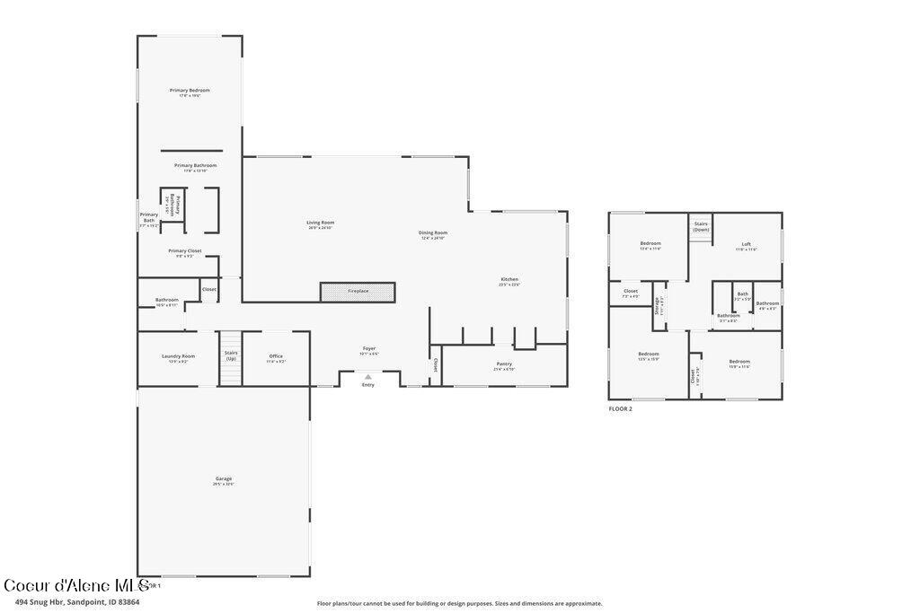 Sandpoint, Idaho, 83864, United States, 4 Bedrooms Bedrooms, ,3 BathroomsBathrooms,Residential,For Sale,1983378
