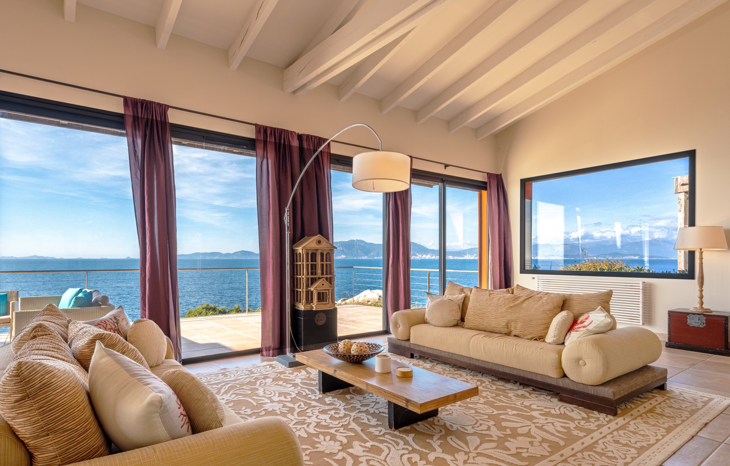  Luxury waterfront villa, pool and sea view at Coti-Chiavari / Gulf of Ajaccio -… - 物件實景