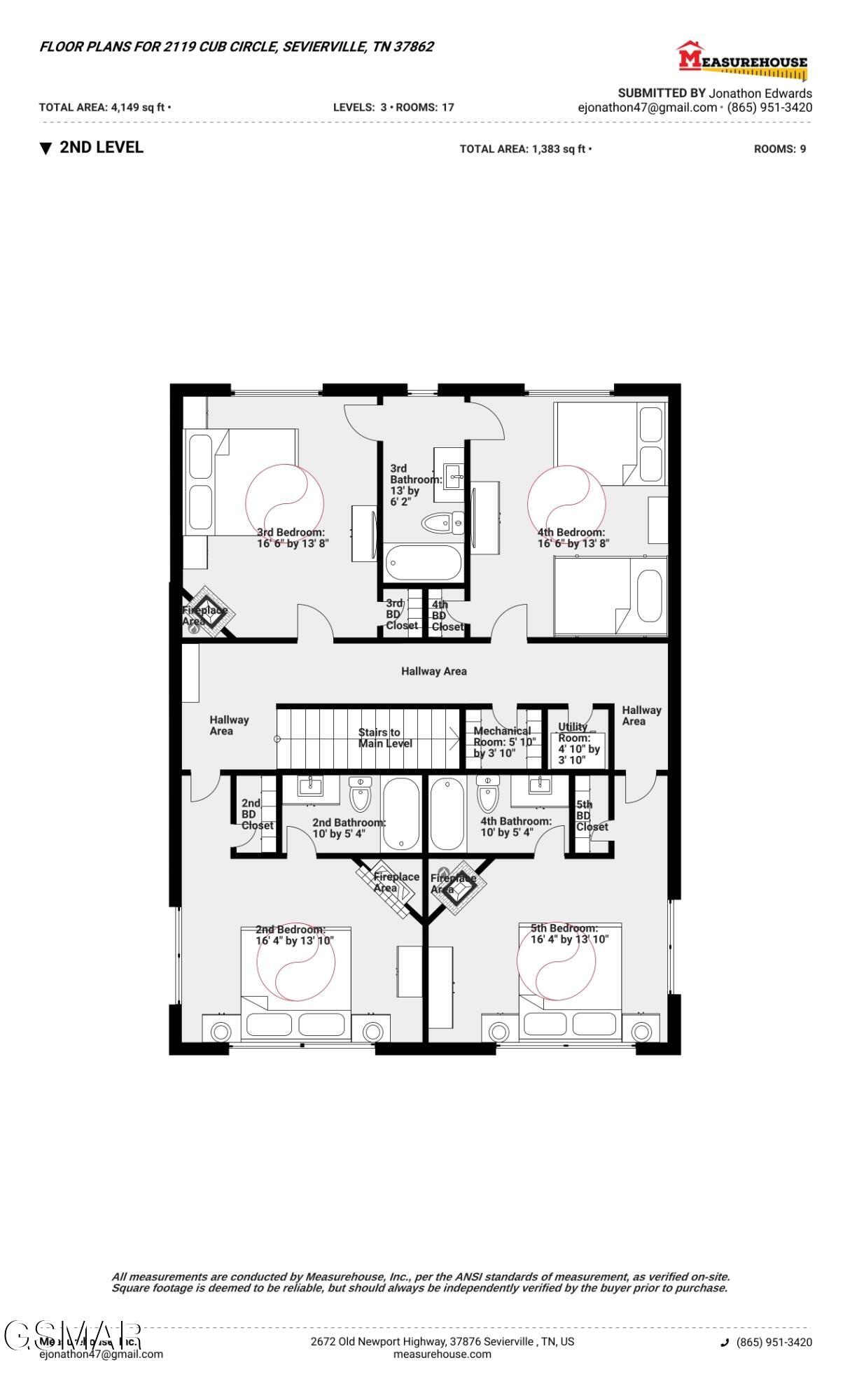 Sevierville, Tennessee, 37862, United States, 5 Bedrooms Bedrooms, ,5 BathroomsBathrooms,Residential,For Sale,2008857