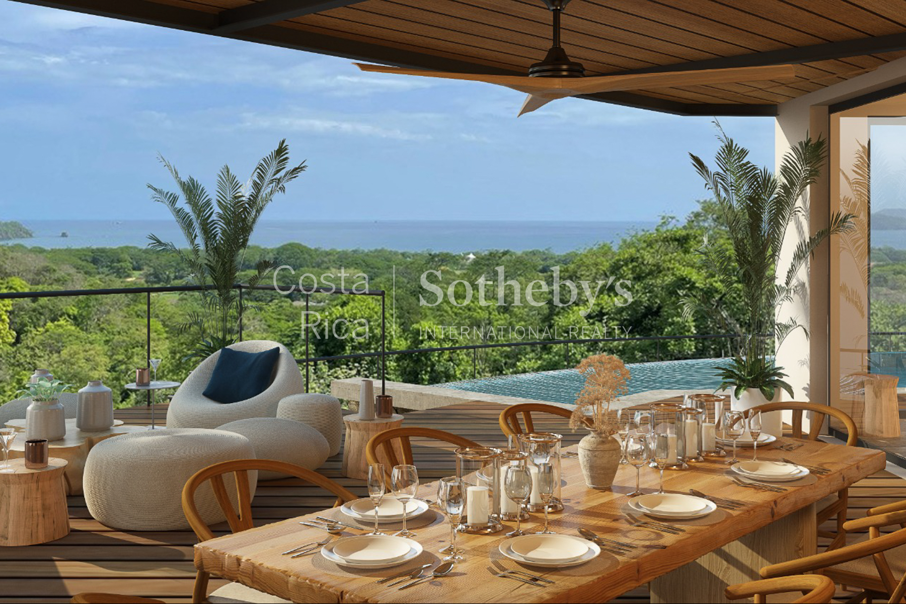  Hilltop Ocean View Tamarindo Villa - 物件實景