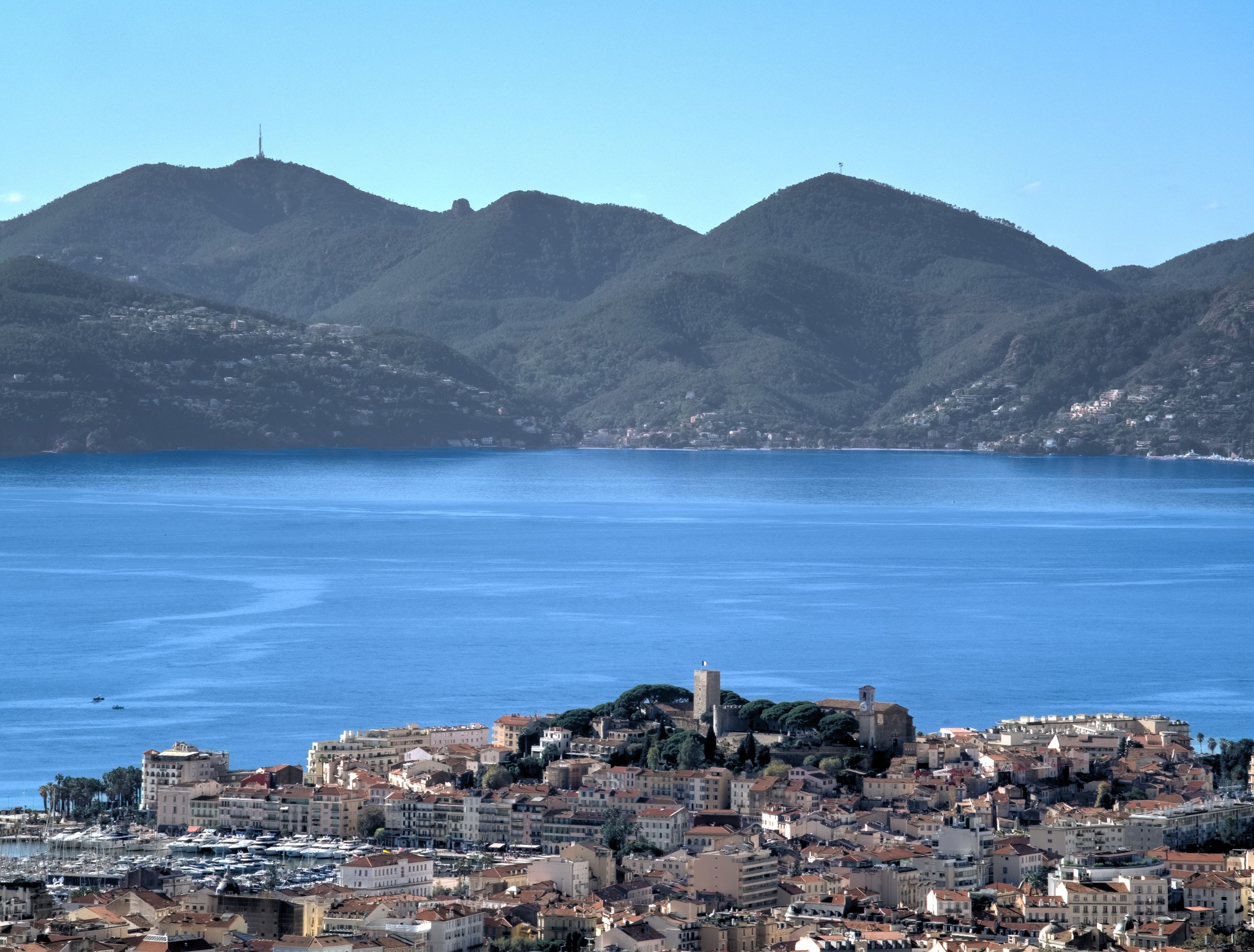  Cannes villa 211 sqm panoramic sea view Lérins Islands secure estate with pool - 物件實景