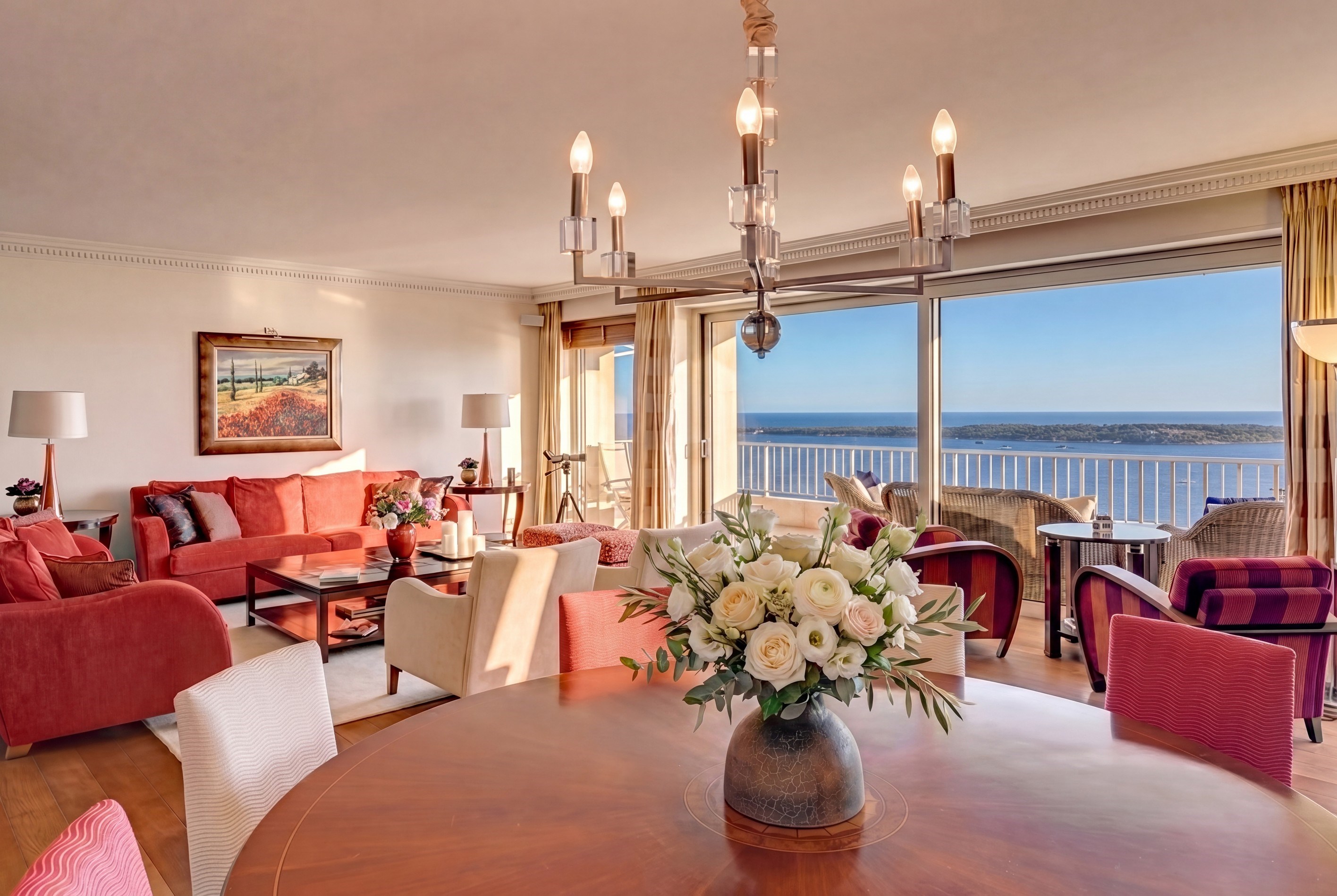  Cannes Californie luxury apartment with panoramic sea views terrace and private… - 物件實景