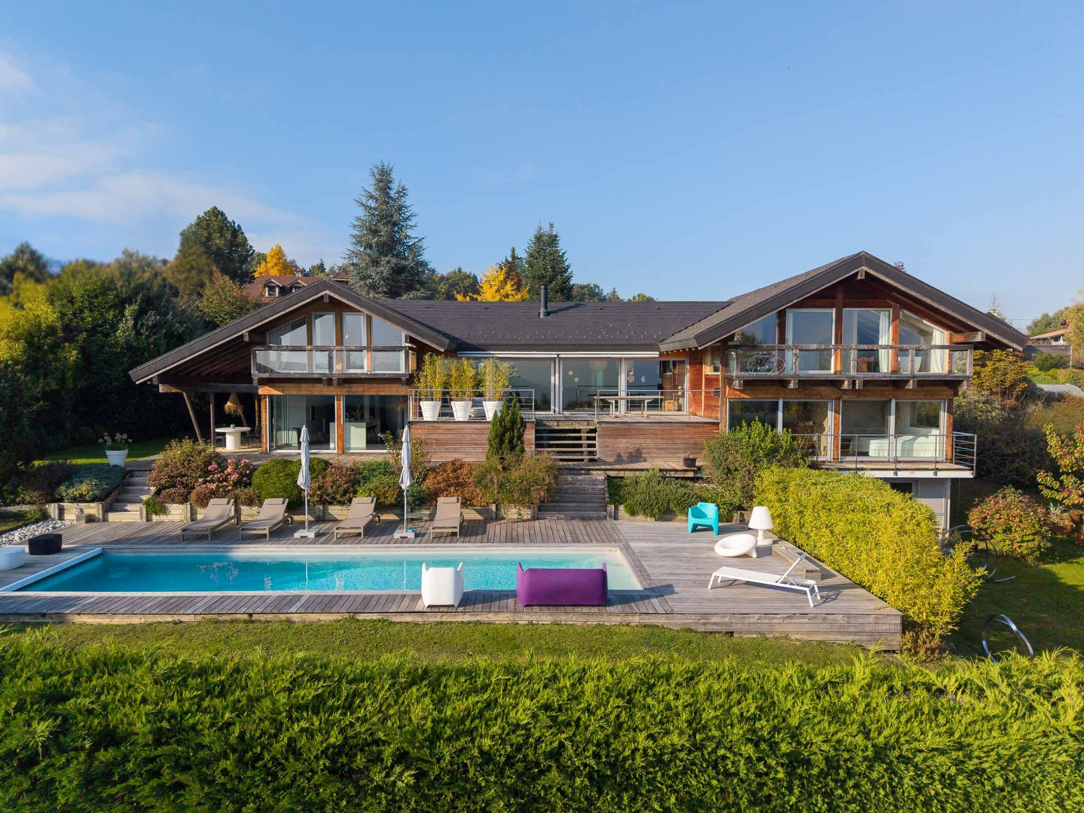  Contemporary Elegance and Alpine Art of Living Overlooking Lake Annecy - 物件實景