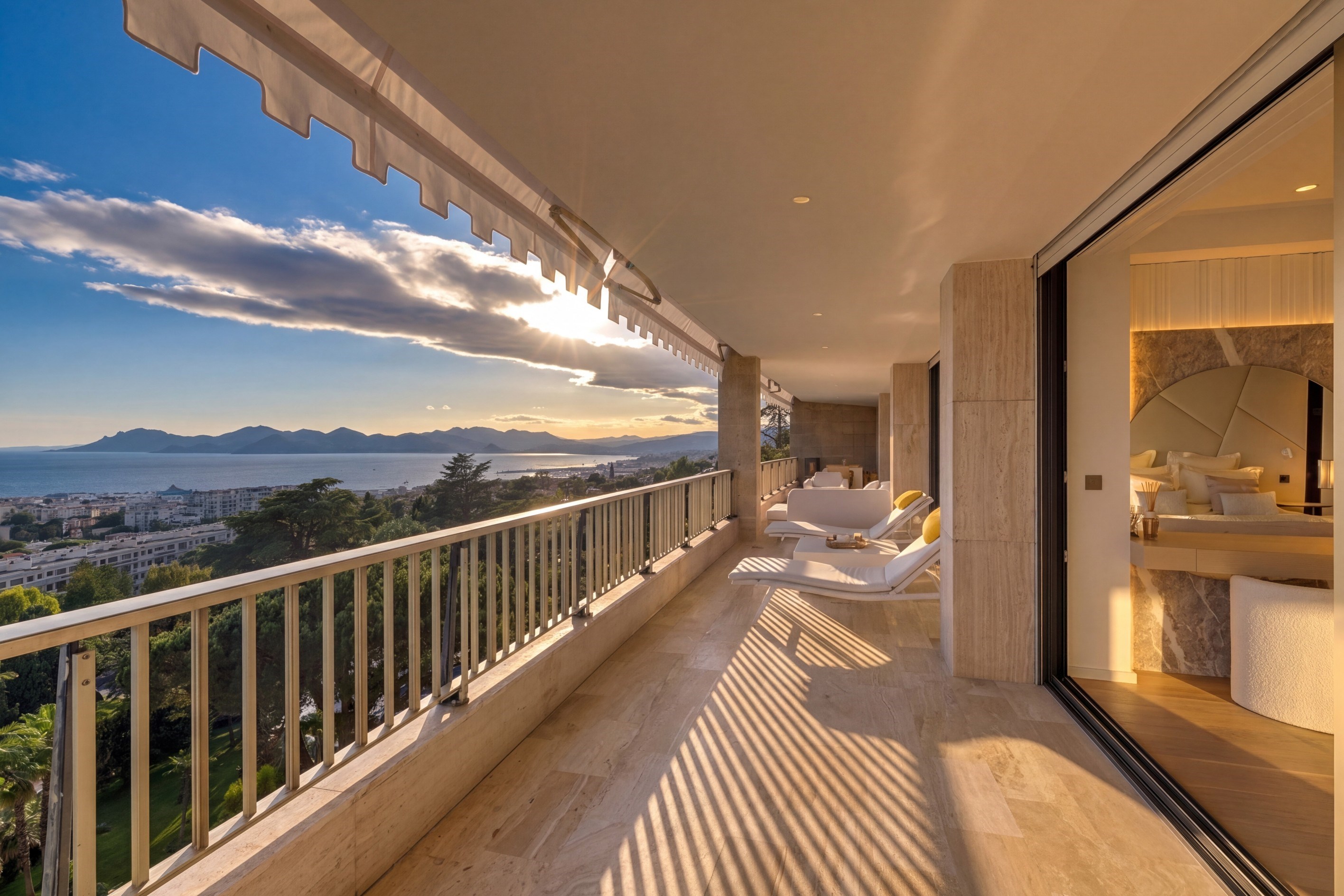  La Californie - Sea-view apartment in a secure residence with private shuttle s… - 物件實景