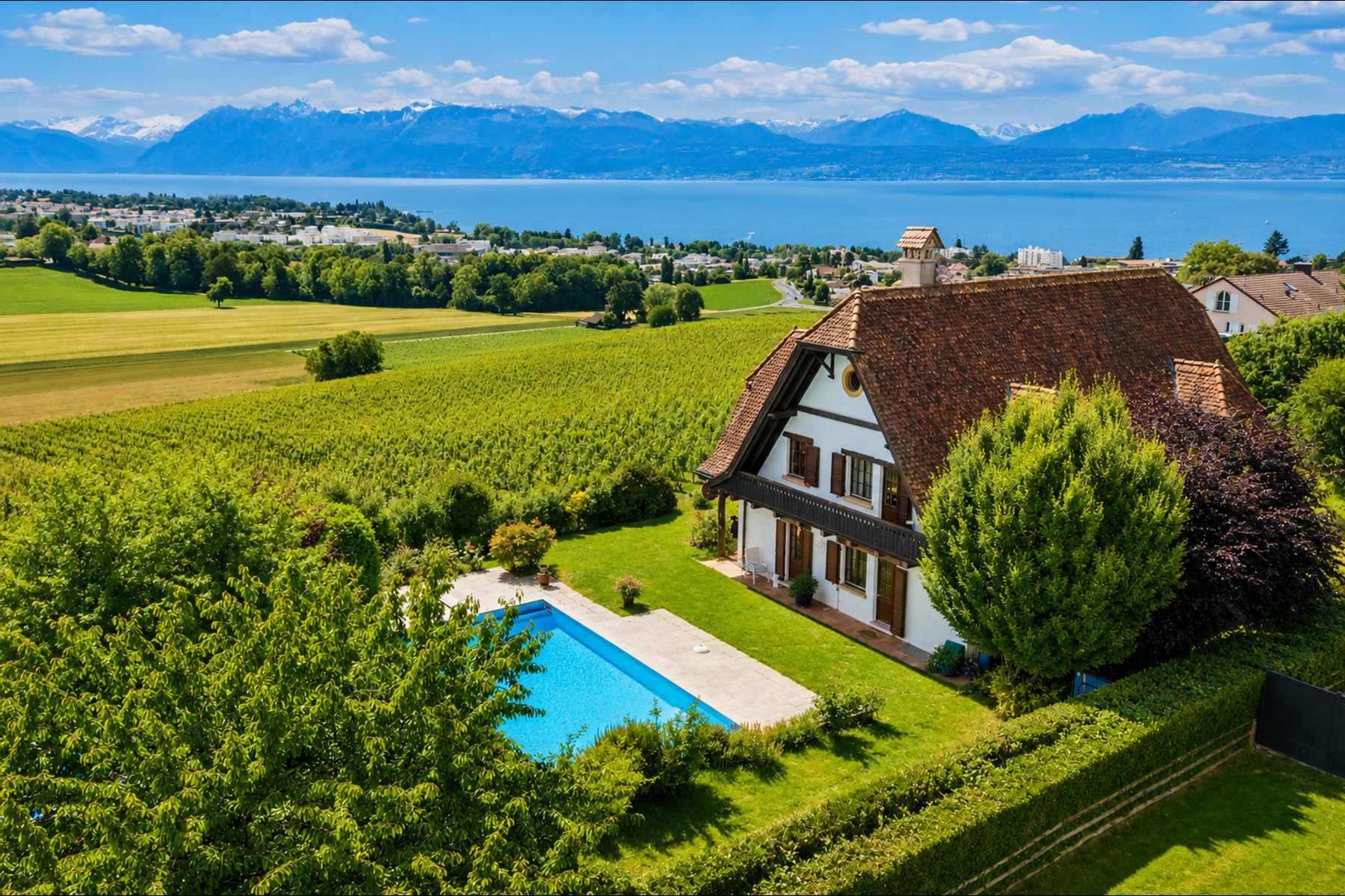  Village house with lake and Mont Blanc views - 物件實景