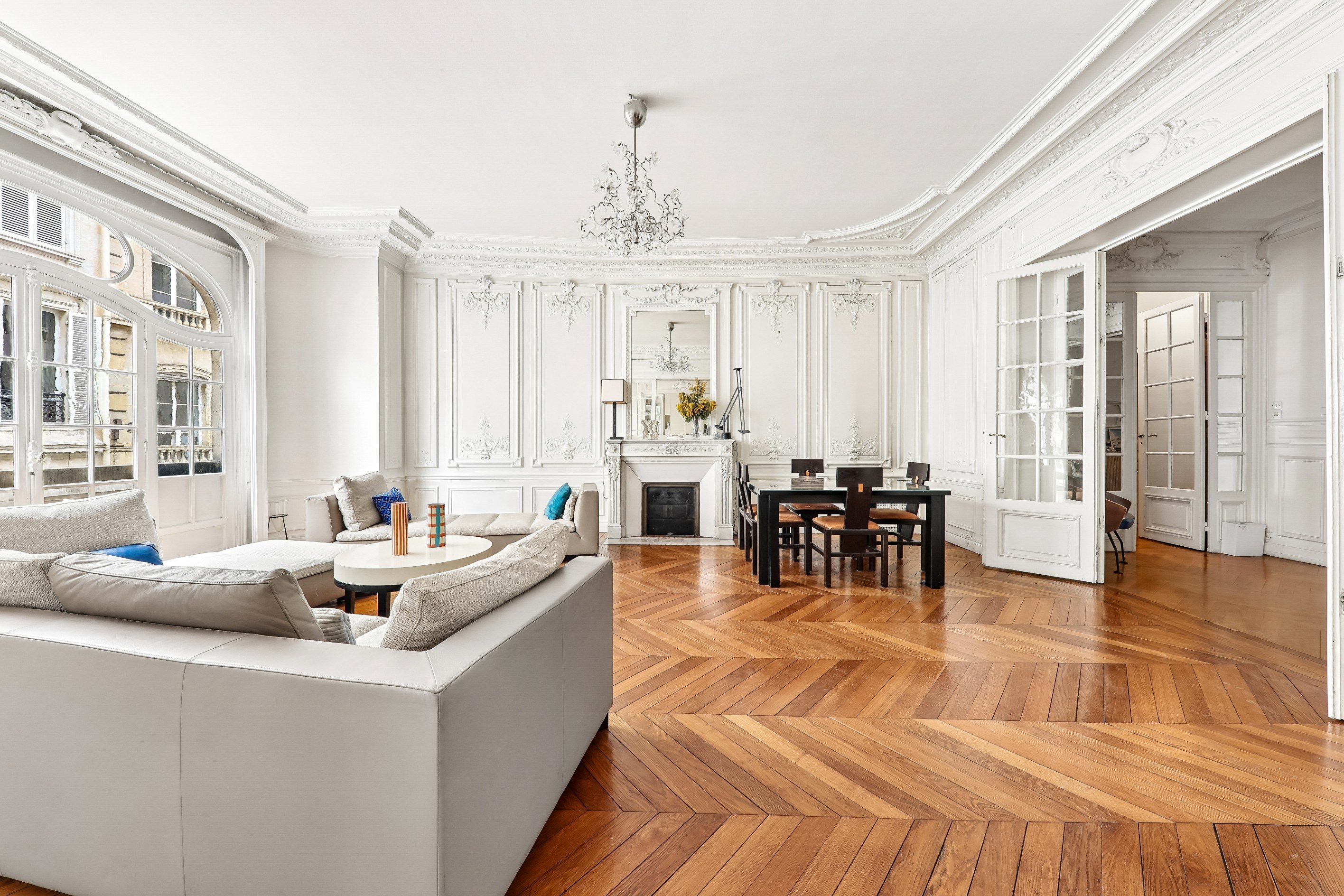  Paris IX – Stunning 245 sqm family apartment with balcony and triple reception … - 物件實景
