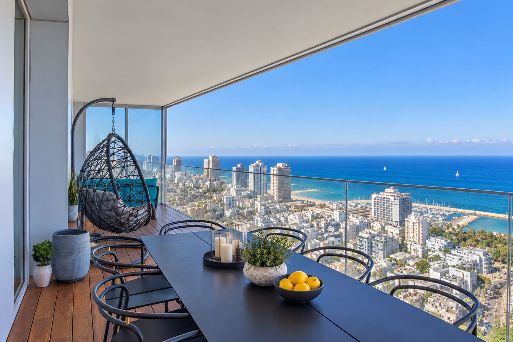  Apartment with Full Sea Views at Arlozorov 17 Tower - 物件實景