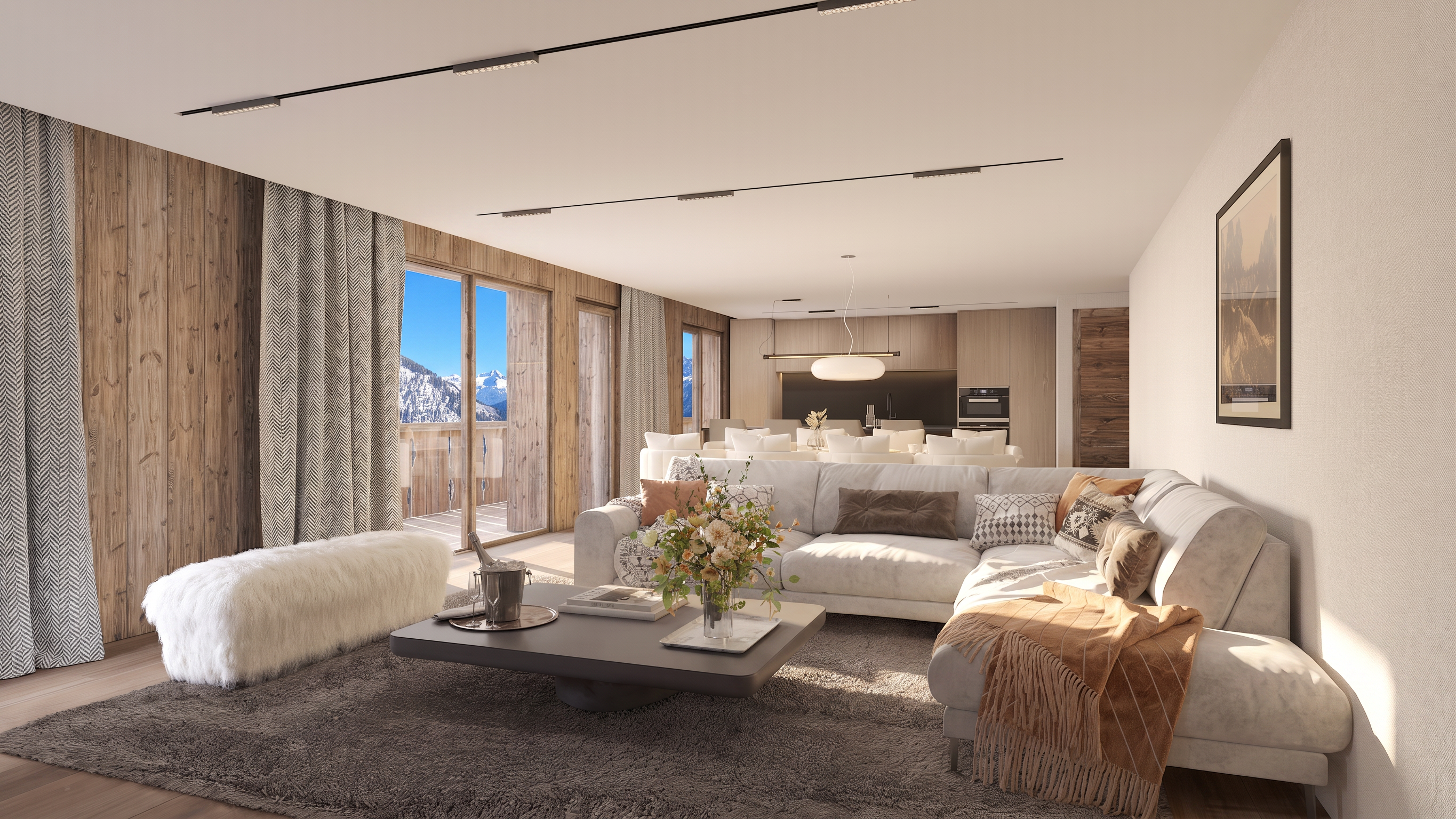  Apartment 001 Zen Haven - New residence close to the center of Megève - 物件實景