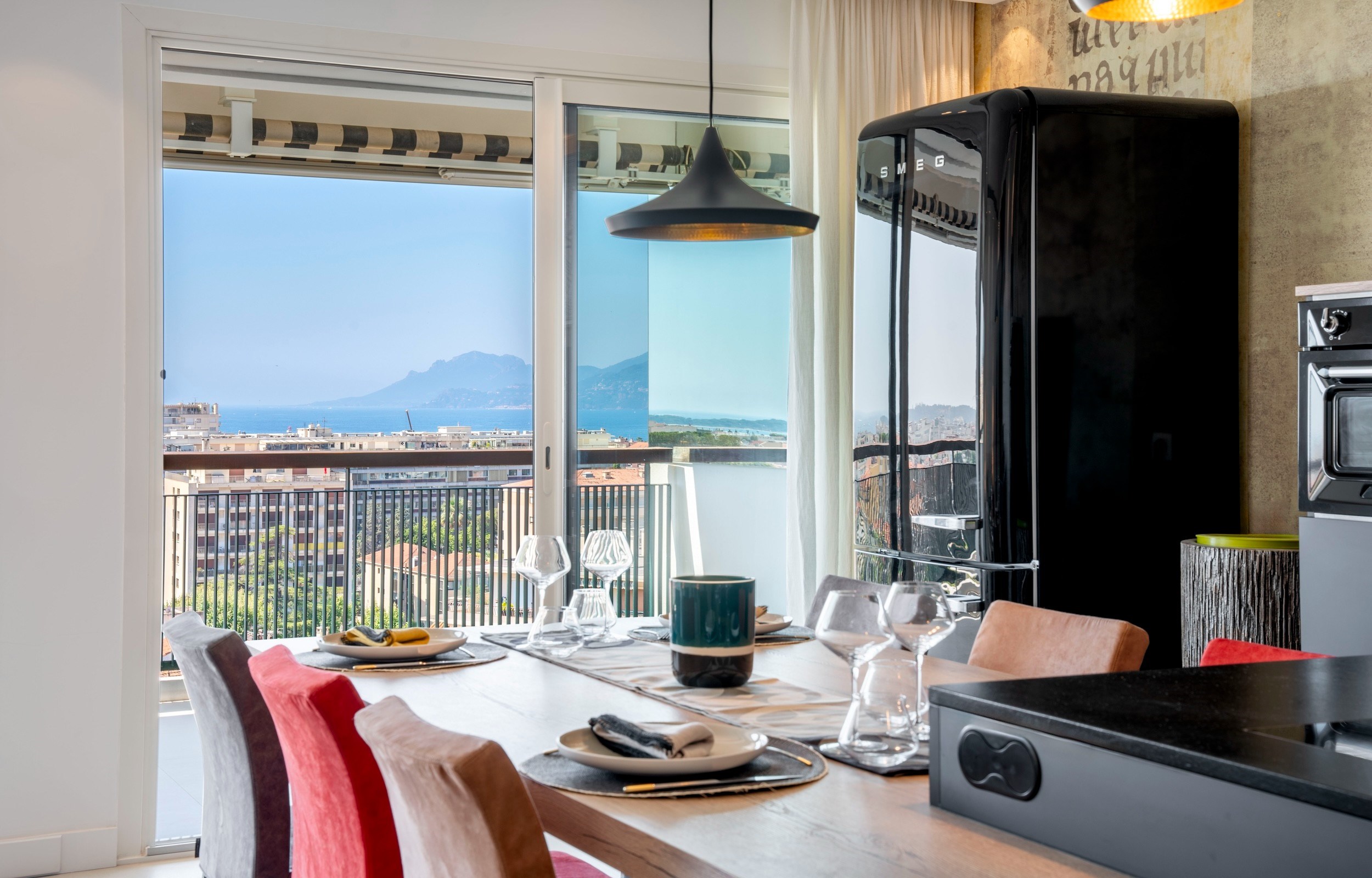  Sole agent: Renovated 3-room penthouse with sea view in Cannes Montfleury. - 物件實景