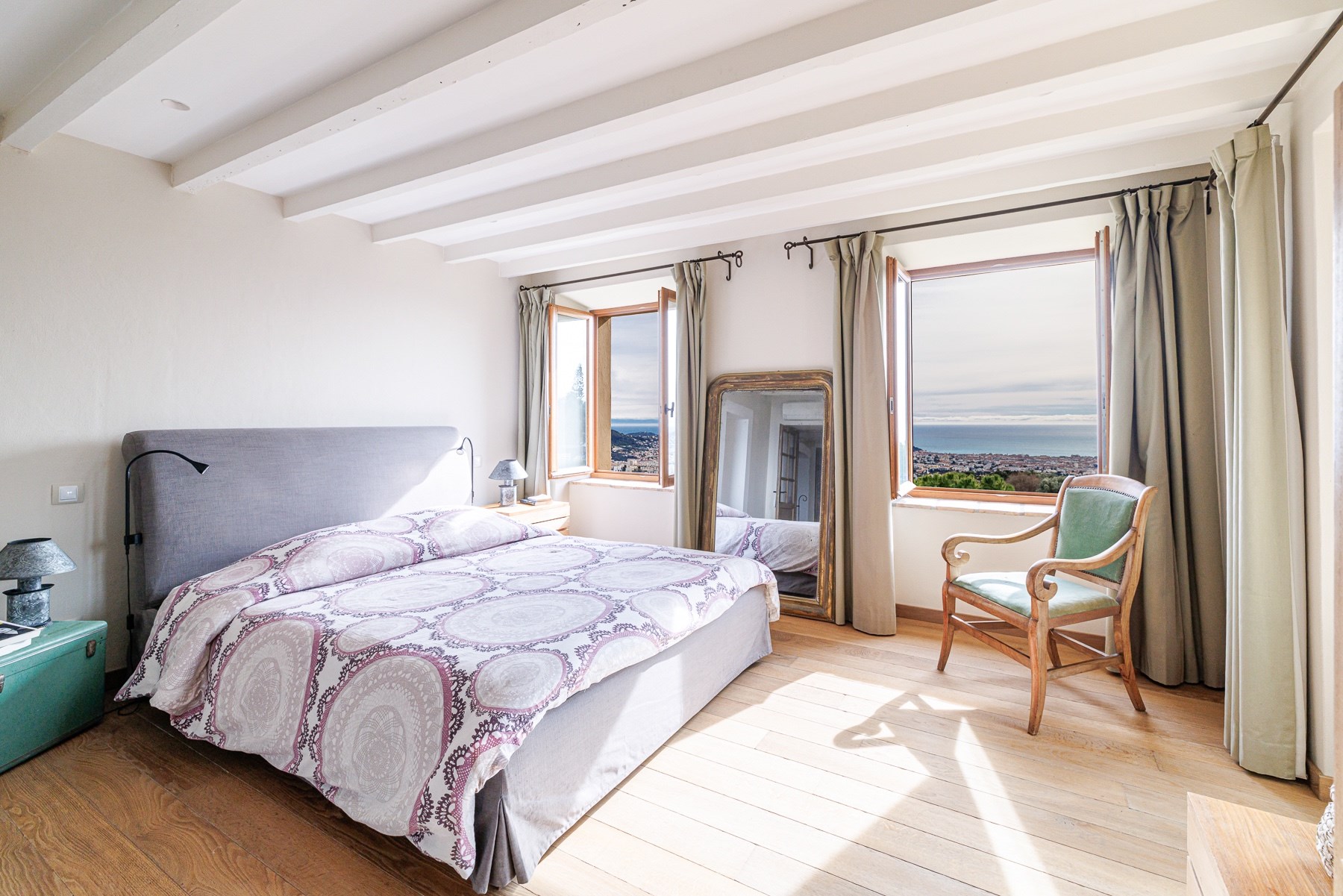  Renovated niçoise bastide with pool for sale in Gairaut, Nice: panoramic sea vi… - 物件實景