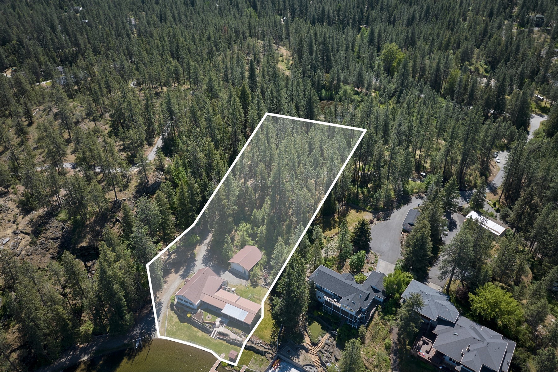  Rare 10 acre/3 Parcel Waterfront Property - 物件實景