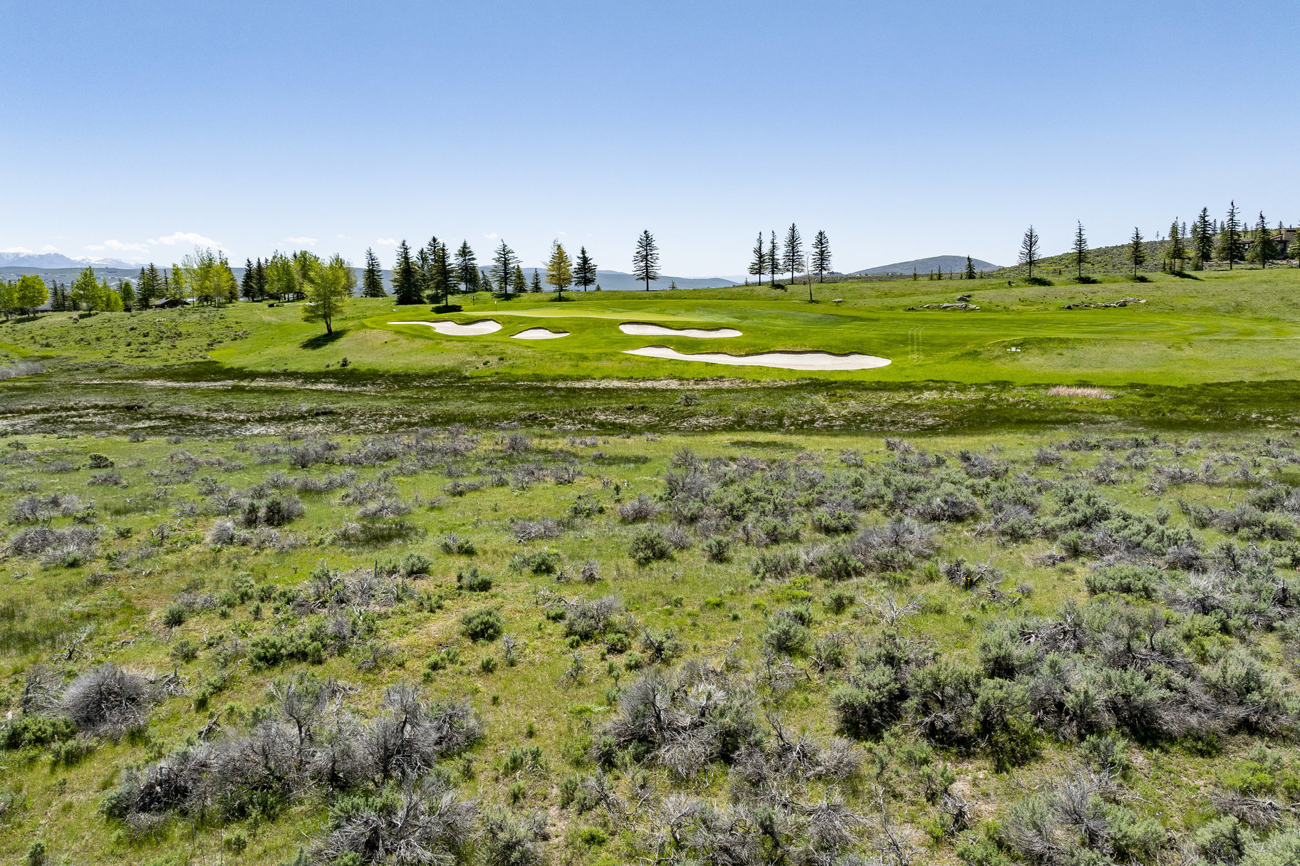  South-facing, Flat Lot on the 4th Green at Glenwild with Ski Resort Views - 物件實景