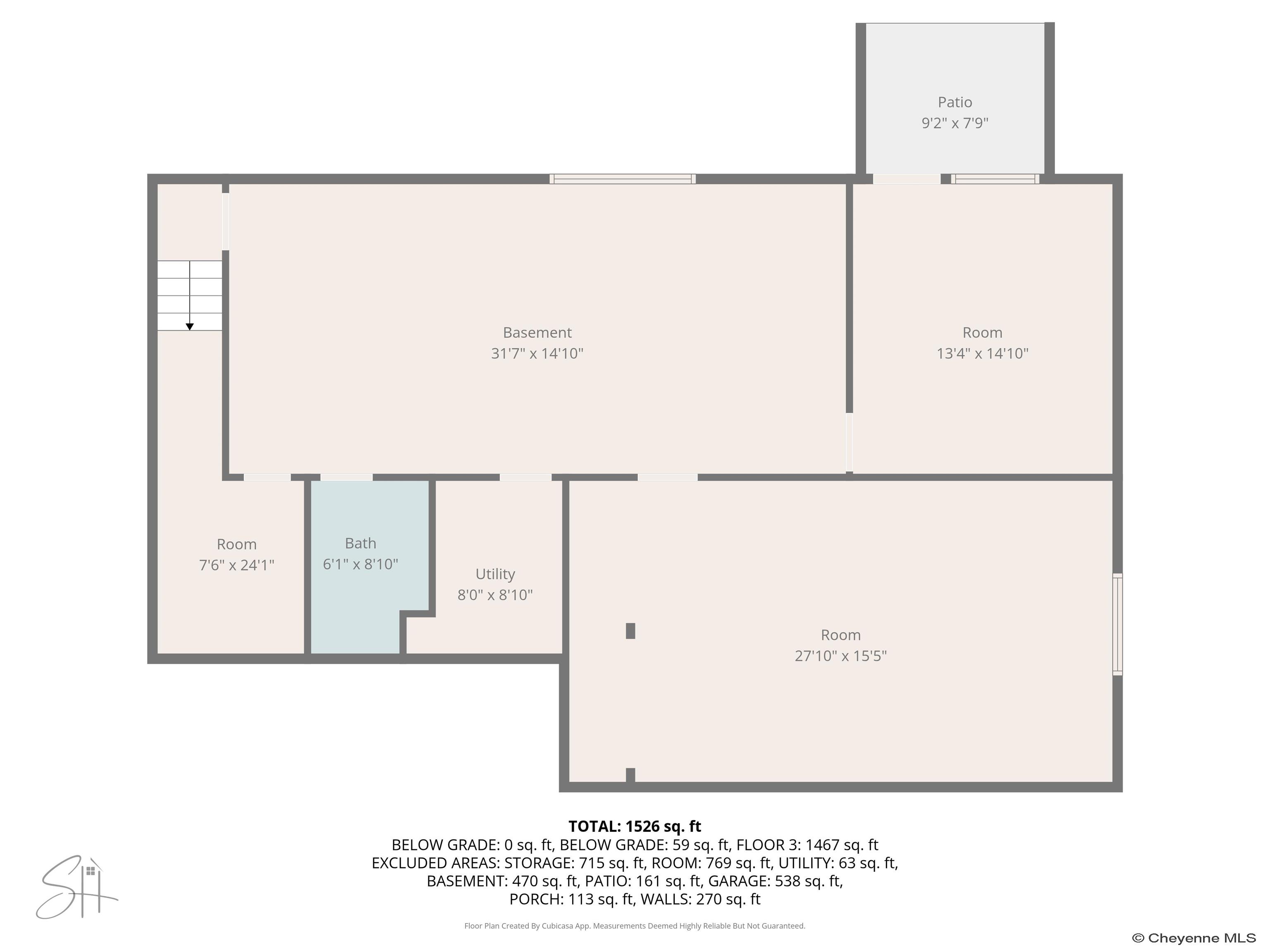 Cheyenne, Wyoming, 82009, United States, 3 Bedrooms Bedrooms, ,3 BathroomsBathrooms,Residential,For Sale,1968825