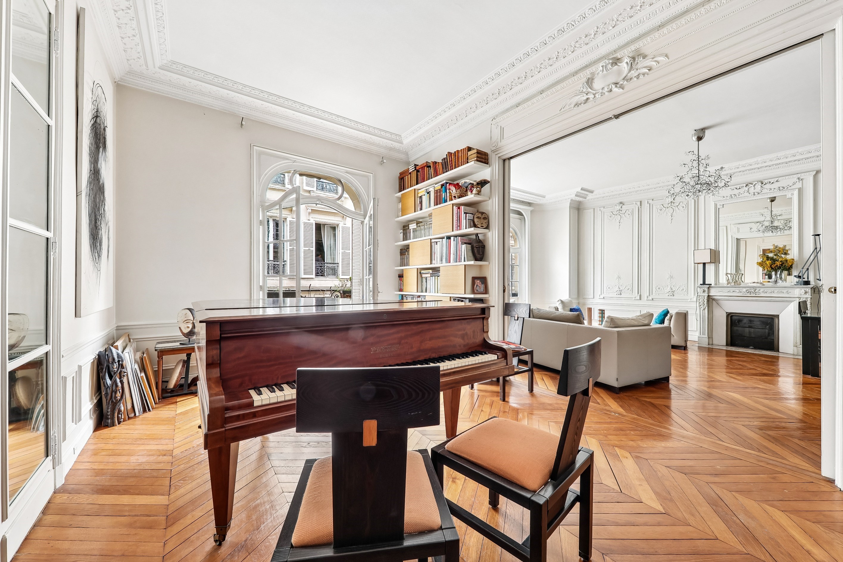  Paris IX – Stunning 245 sqm family apartment with balcony and triple reception … - 物件實景