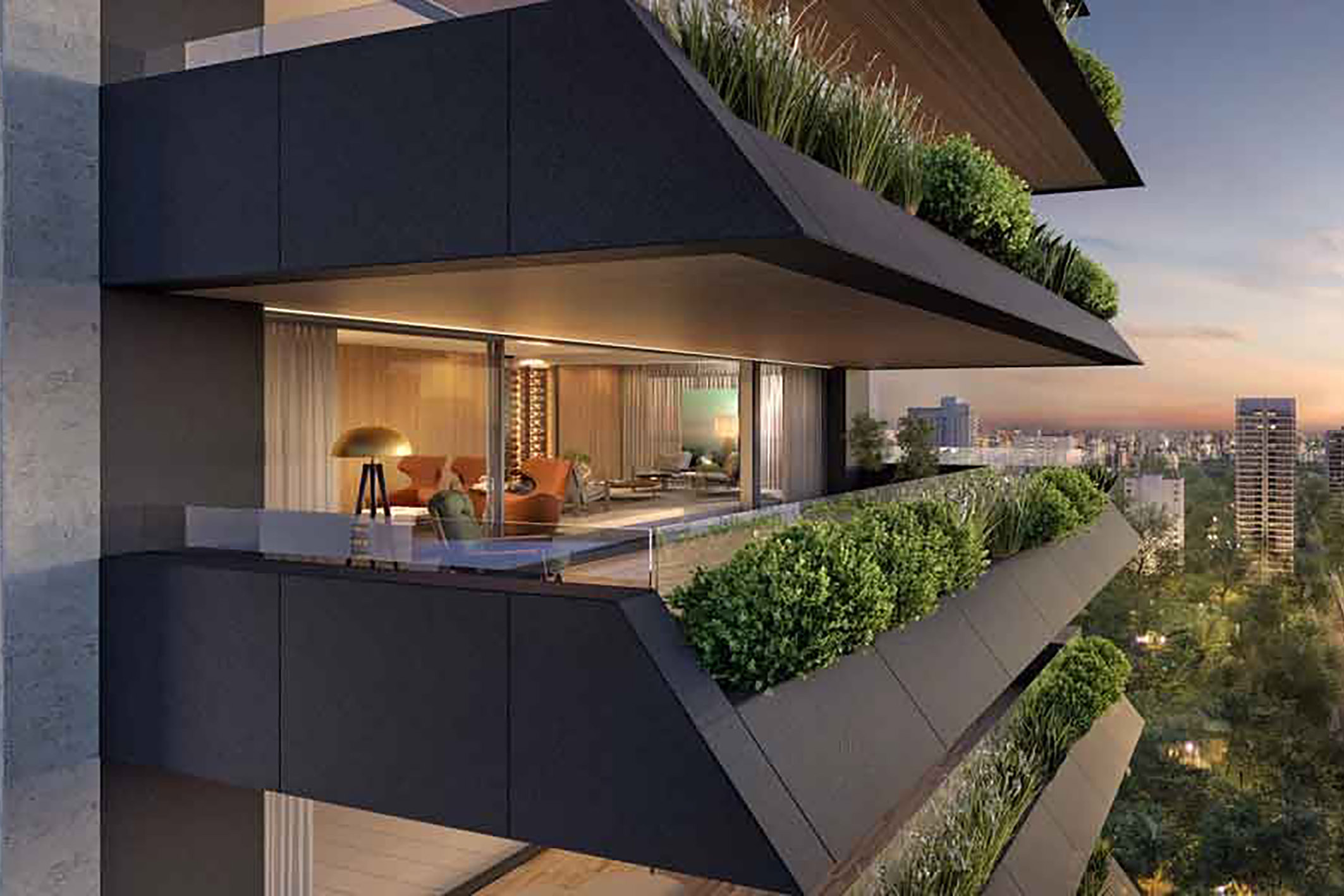 Exclusive duplex penthouse with 360° views at Tonino Lamborghini Residences - 物件實景