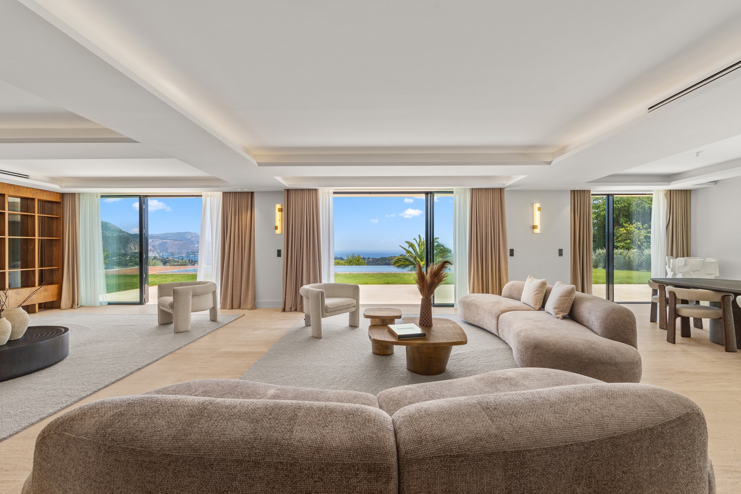  Contemporary sea view villa near Villefranche-sur-Mer with infinity pool - 物件實景