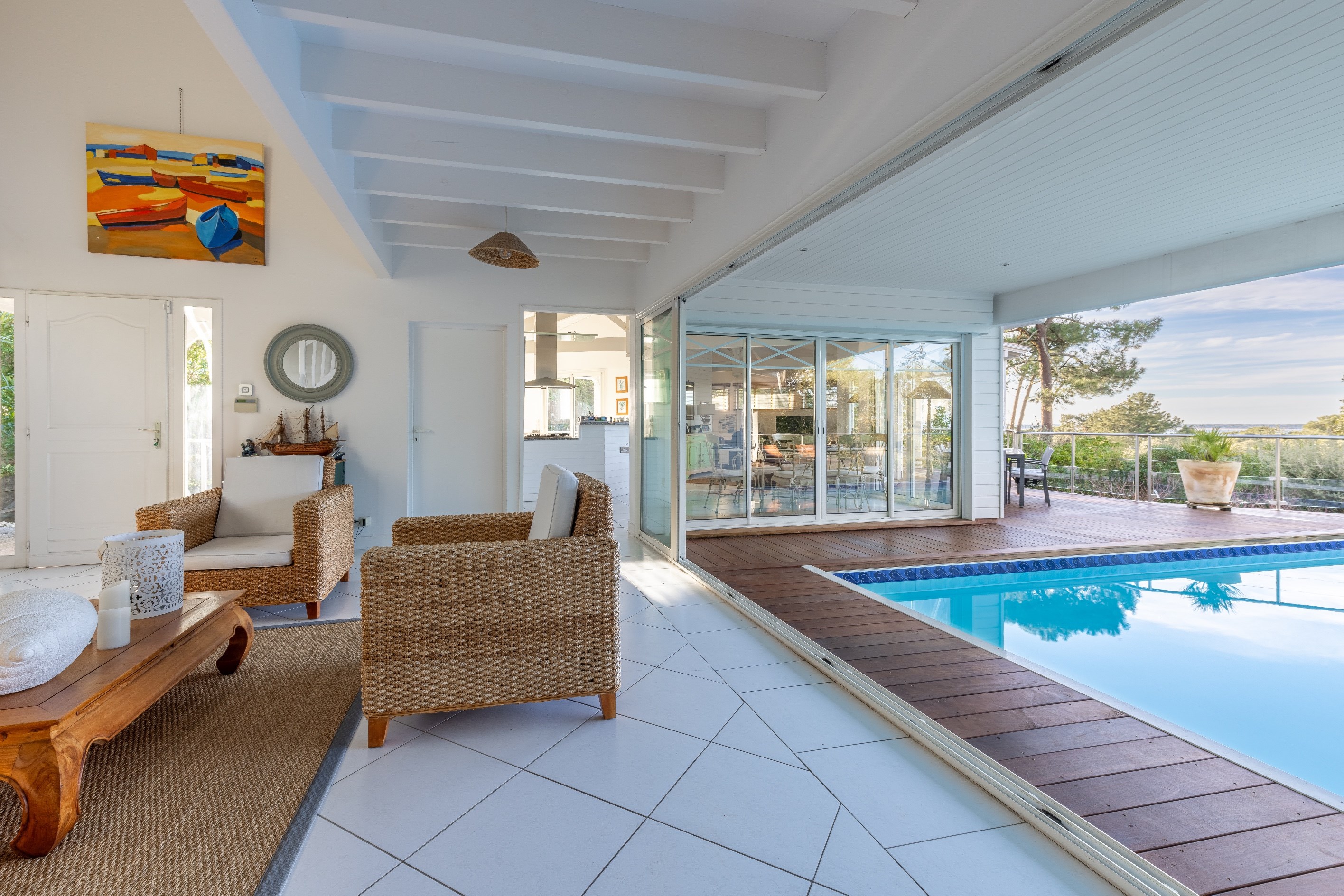  ARCHITECT VILLA WITH SEA VIEW IDEALLY LOCATED IN PYLA - 物件實景