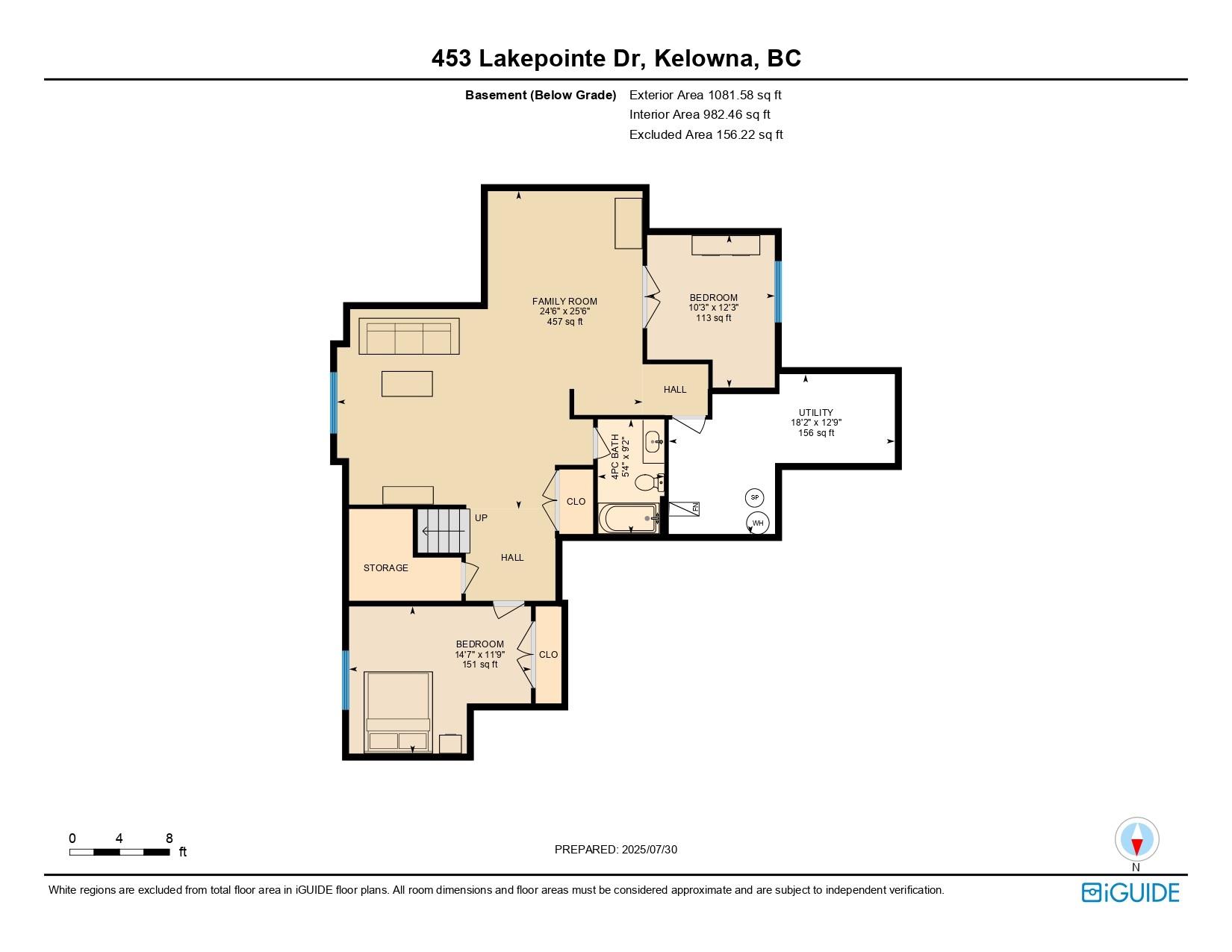 KELOWNA, British Columbia, V1W 5K2, CA, 5 Bedrooms Bedrooms, ,3 BathroomsBathrooms,Residential,For Sale,1960924