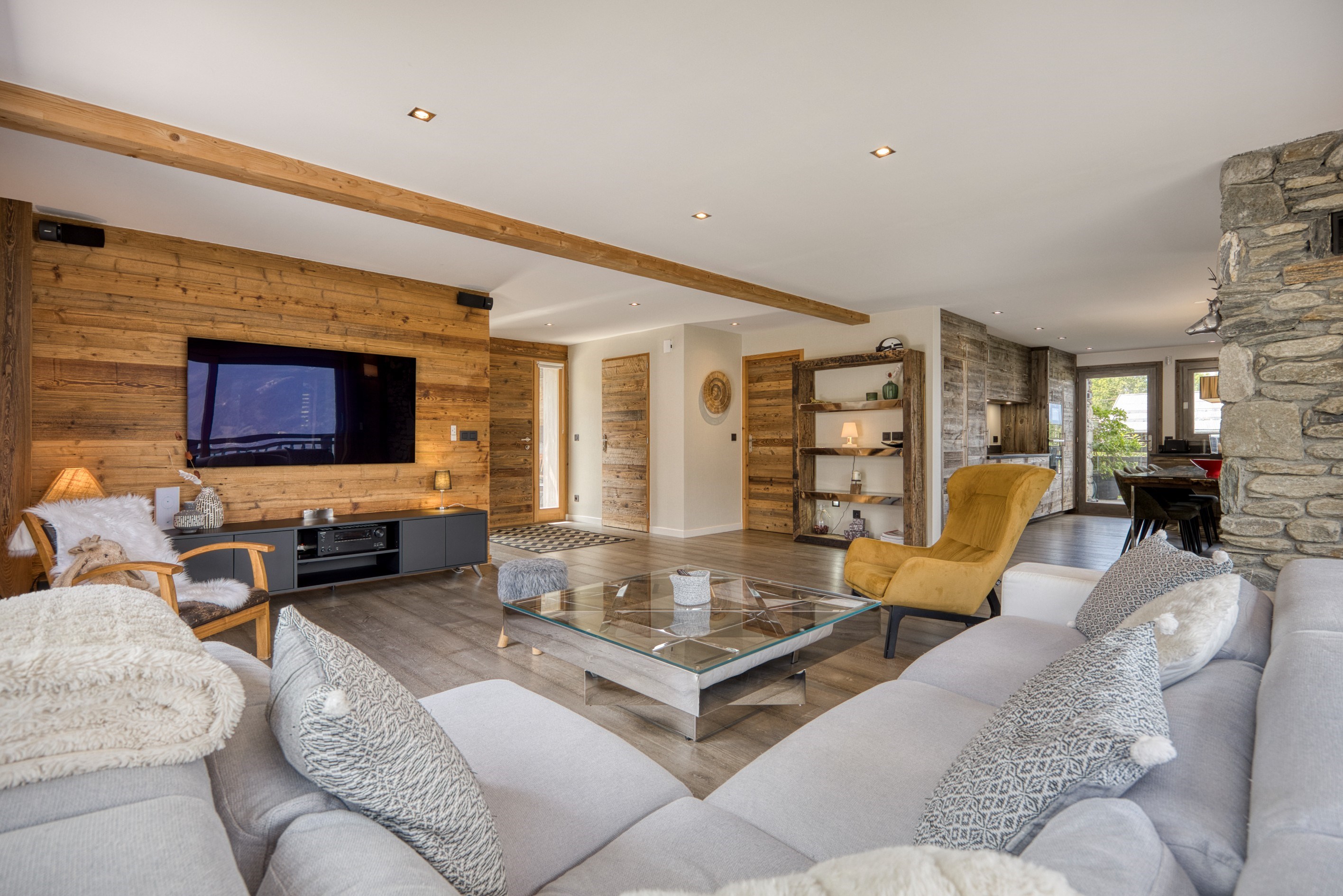  Chalet Éminence - Panoramic view in Saint-Gervais-les-Bains - 物件實景